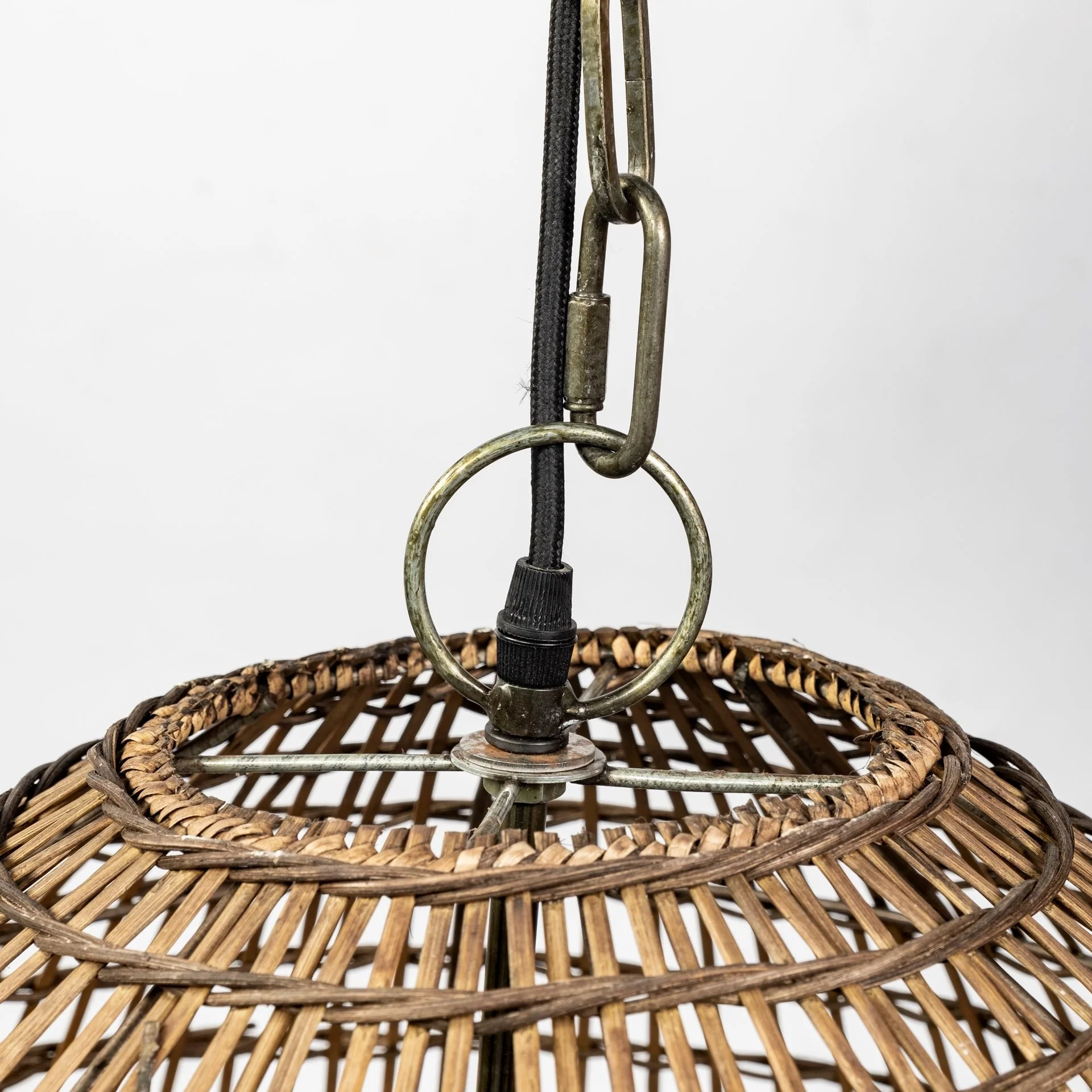 Metallic Woven Hanging Pendant Light By Homeroots - Image 5