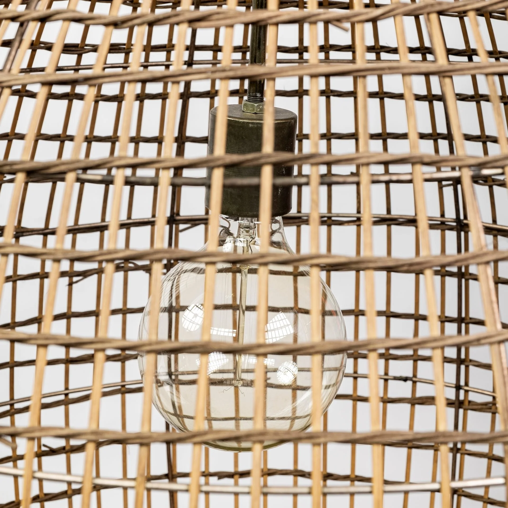 Metallic Woven Hanging Pendant Light By Homeroots - Image 6