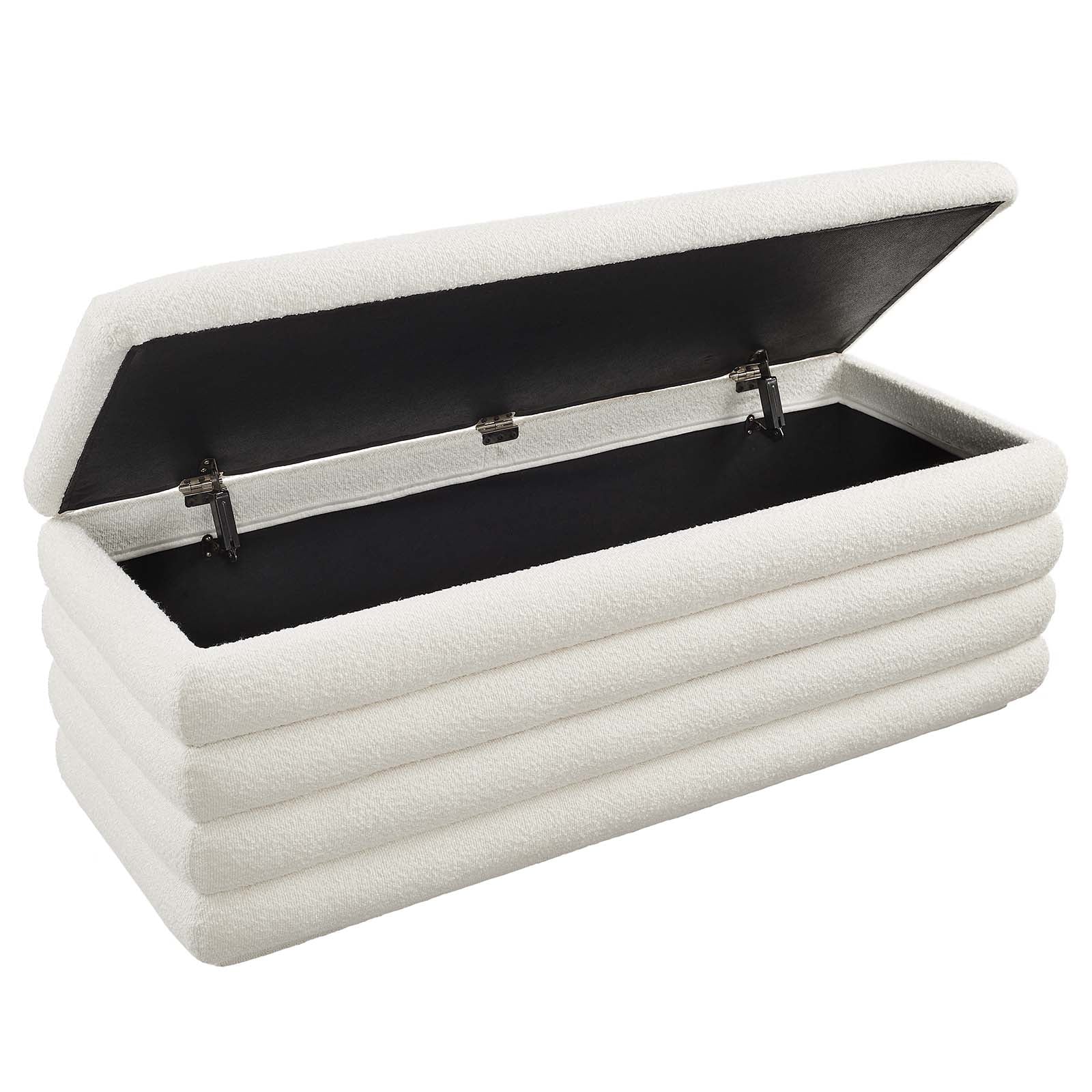 Mezzo Boucle Upholstered Storage Bench By Modway - EEI-6665 - Image 6