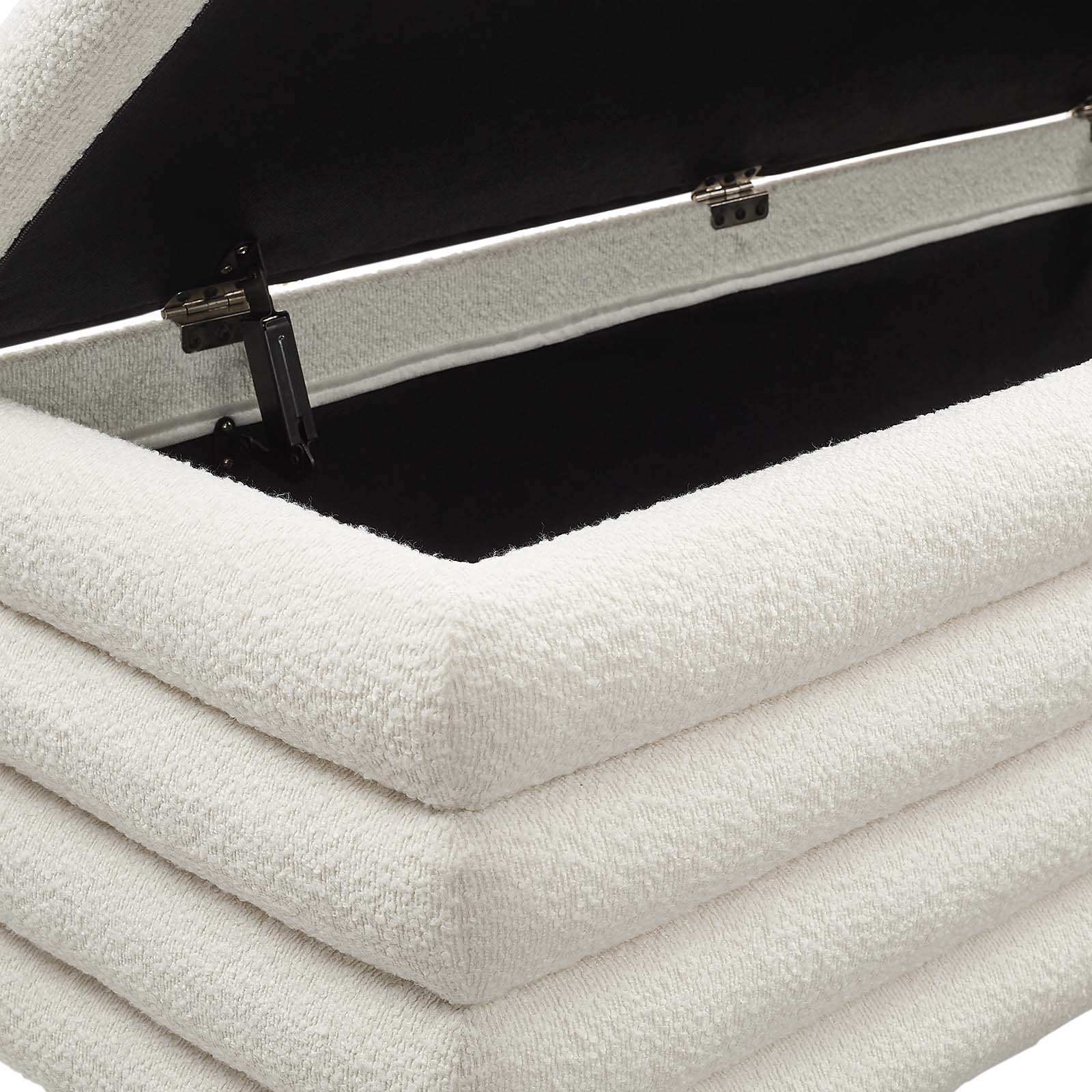 Mezzo Boucle Upholstered Storage Bench By Modway - EEI-6665 - Image 7