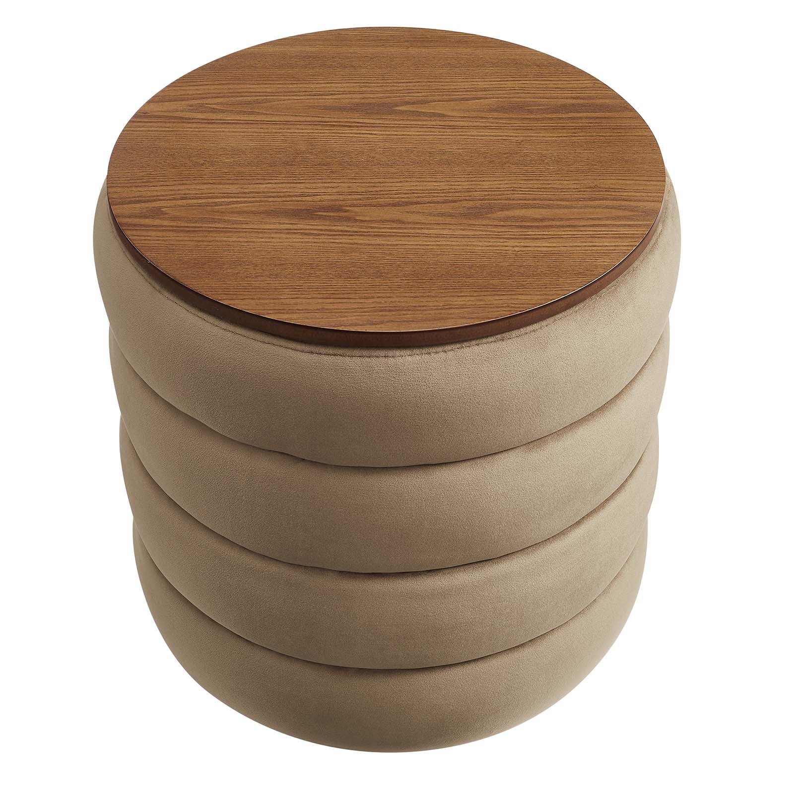 Mezzo Round Performance Velvet Storage Ottoman By Modway - EEI-6684 - Image 19