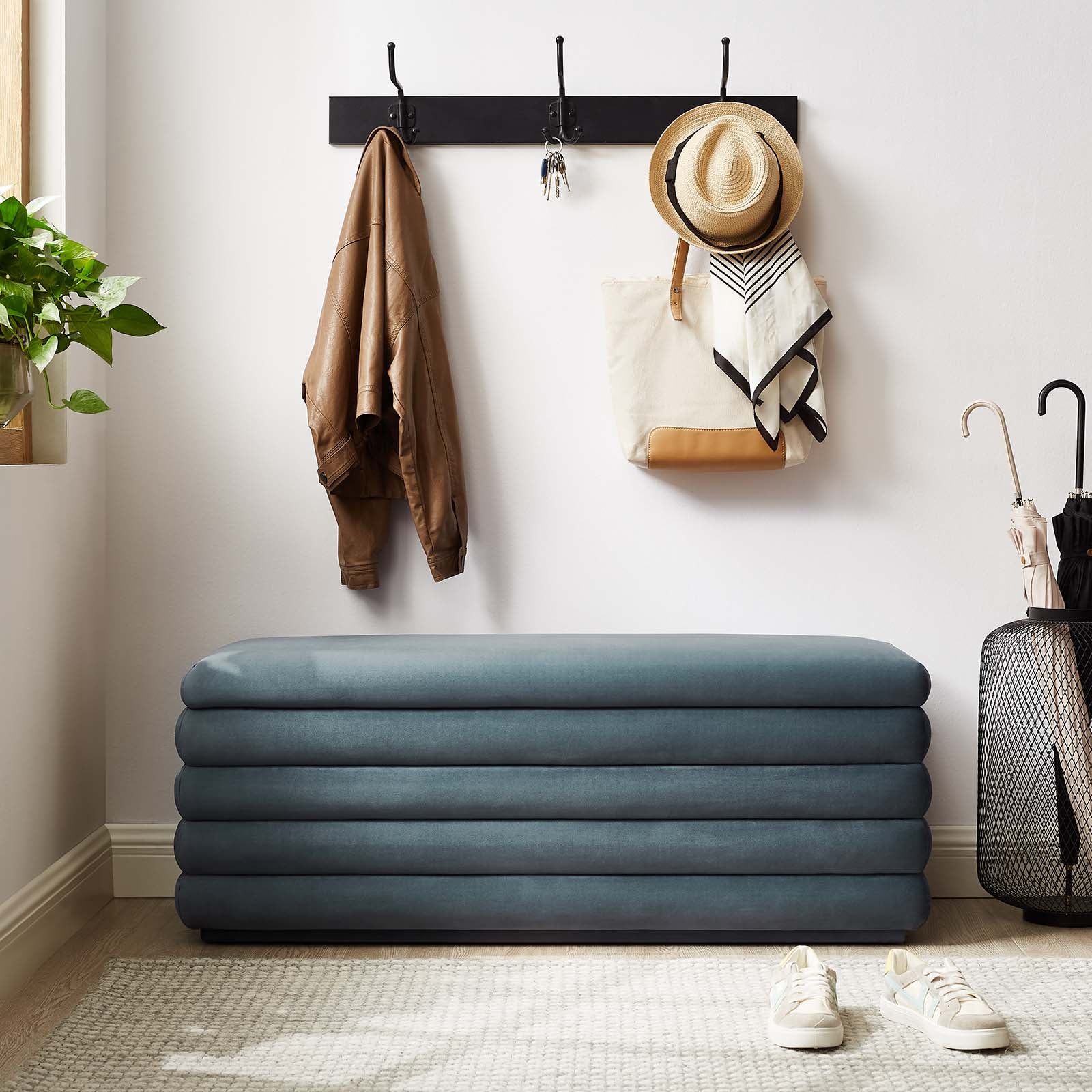Mezzo Upholstered Performance Velvet Storage Bench By Modway - EEI-6664 - Image 12