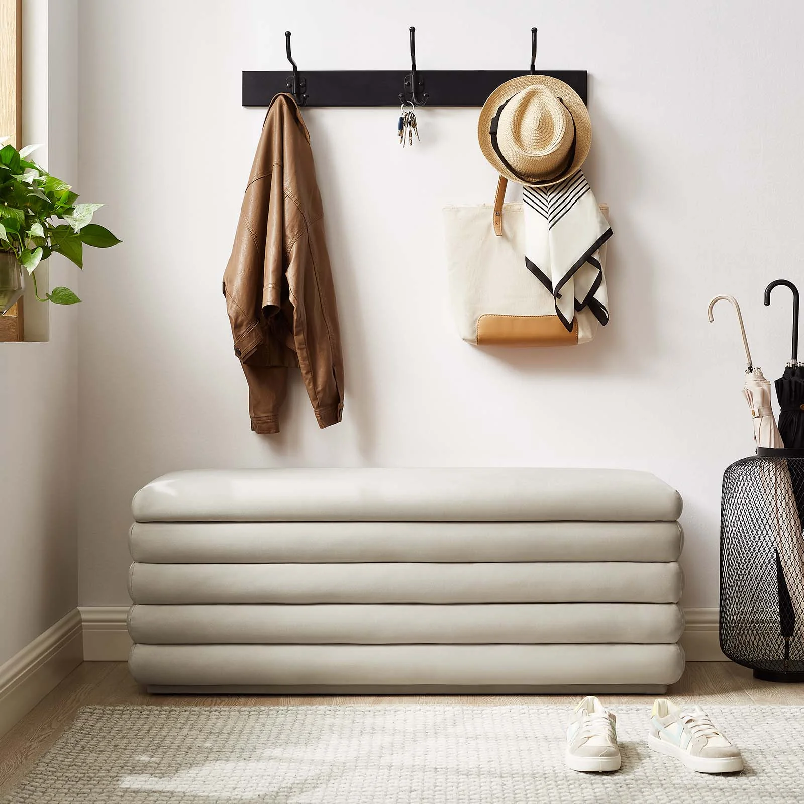 Mezzo Upholstered Performance Velvet Storage Bench By Modway - EEI-6664 - Image 3