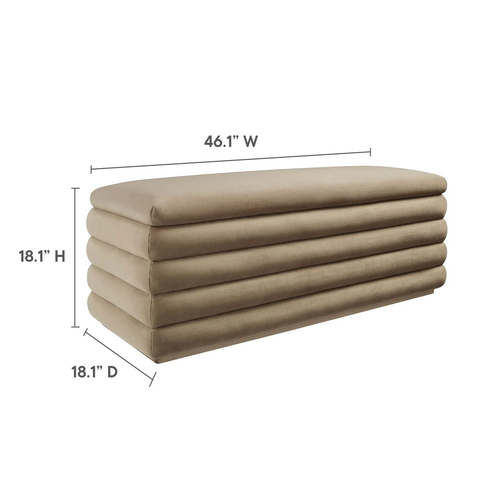 Mezzo Upholstered Performance Velvet Storage Bench By Modway - EEI-6664 - Image 30