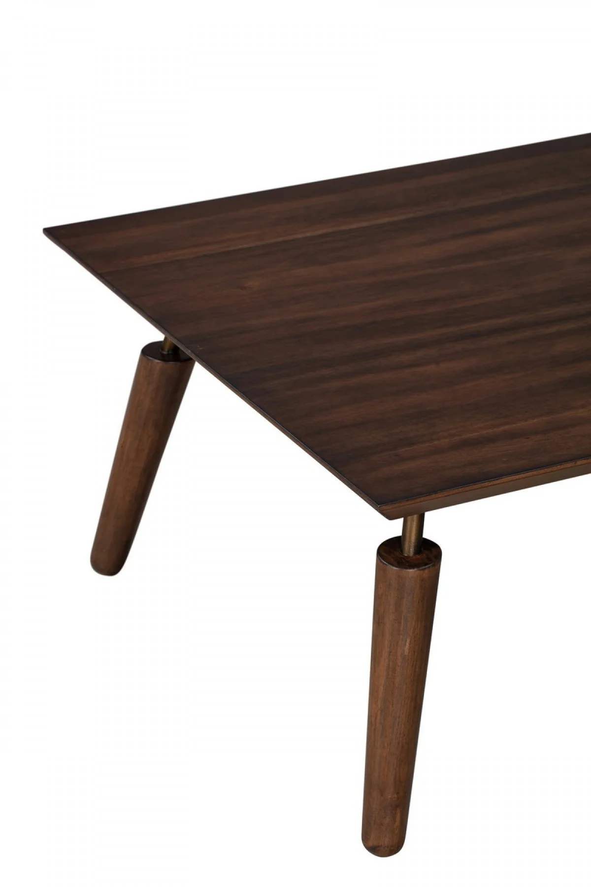 Mid Century Modern Acacia Coffee Table By Homeroots - Image 2