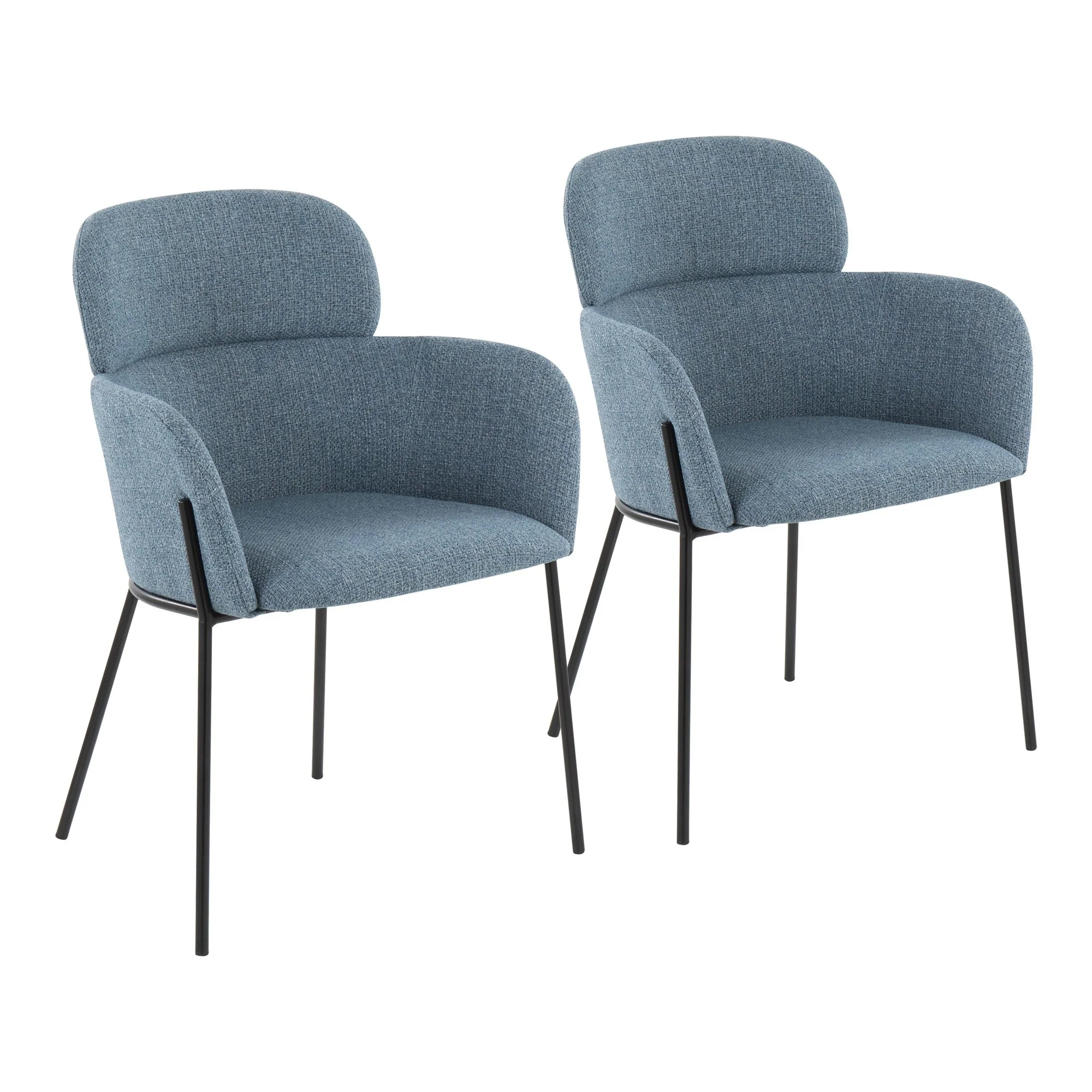 Milan Chair - Set of 2 Blue By LumiSource - Image 17