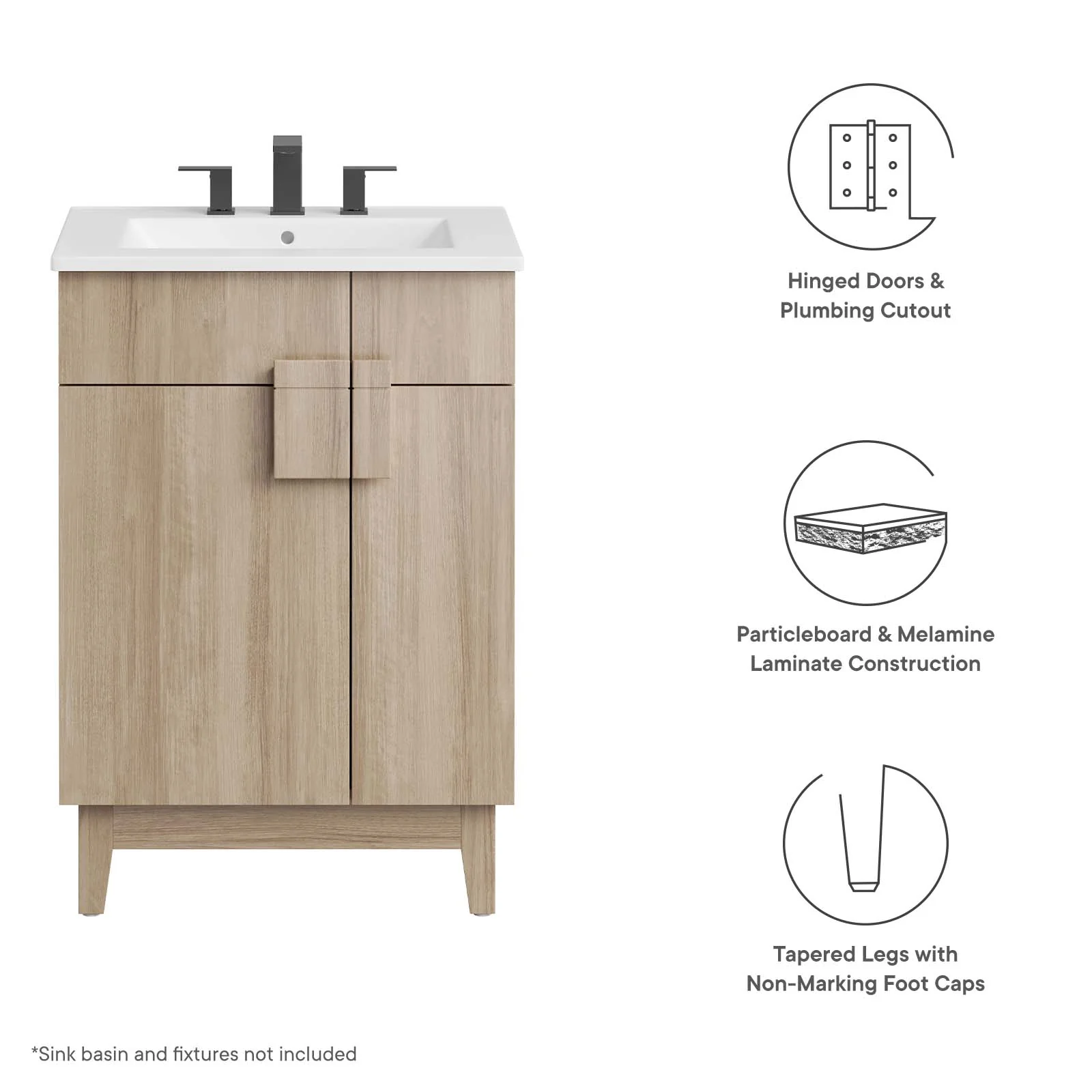 Miles 24” Bathroom Vanity Cabinet (Sink Basin Not Included) By Modway - EEI-6399 - Image 15