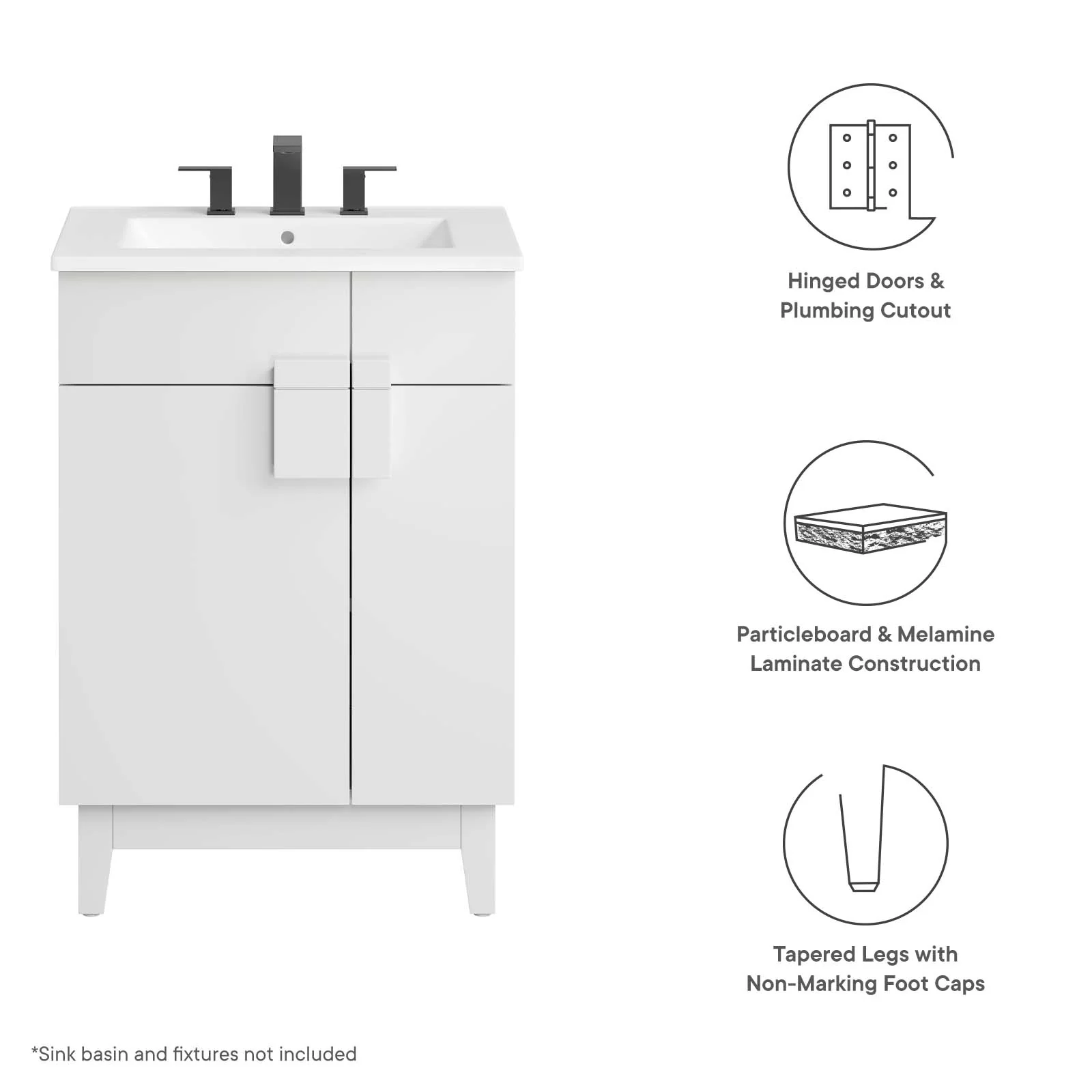 Miles 24” Bathroom Vanity Cabinet (Sink Basin Not Included) By Modway - EEI-6399 - Image 31