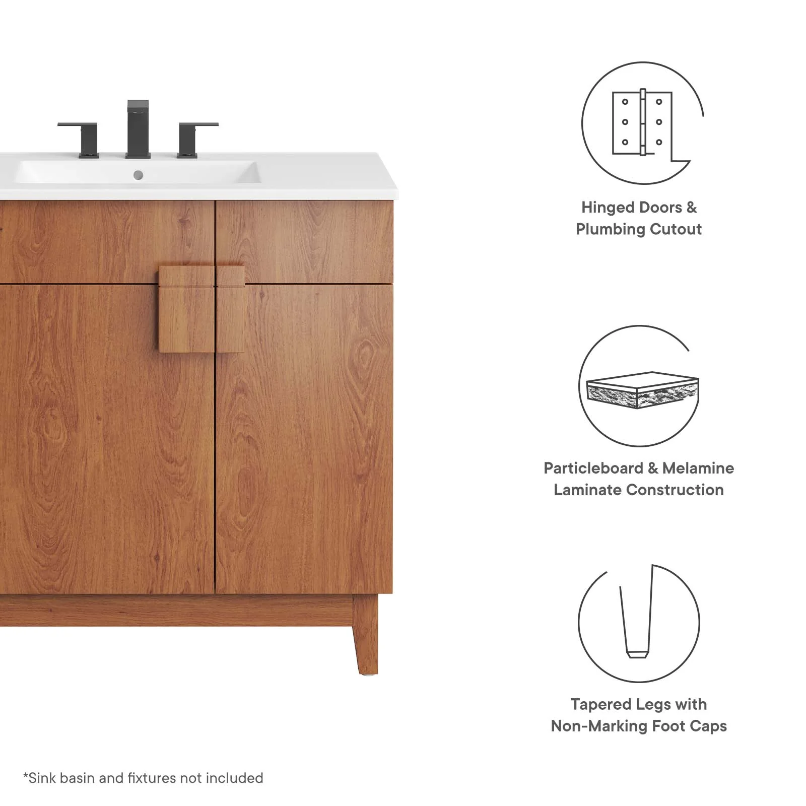Miles 36” Bathroom Vanity Cabinet (Sink Basin Not Included) By Modway - EEI-6400 - Image 23
