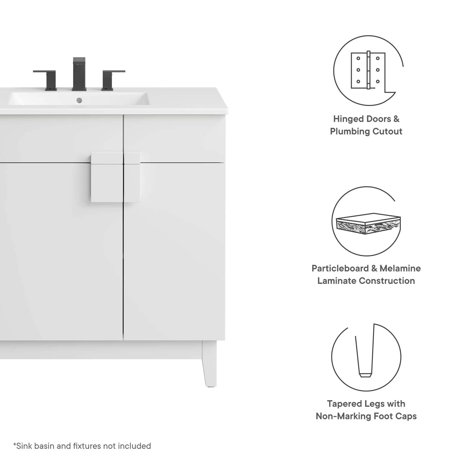 Miles 36” Bathroom Vanity Cabinet (Sink Basin Not Included) By Modway - EEI-6400 - Image 31