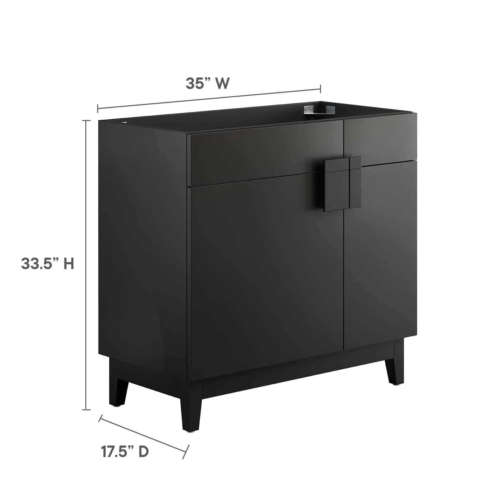 Miles 36” Bathroom Vanity Cabinet (Sink Basin Not Included) By Modway - EEI-6400 - Image 8