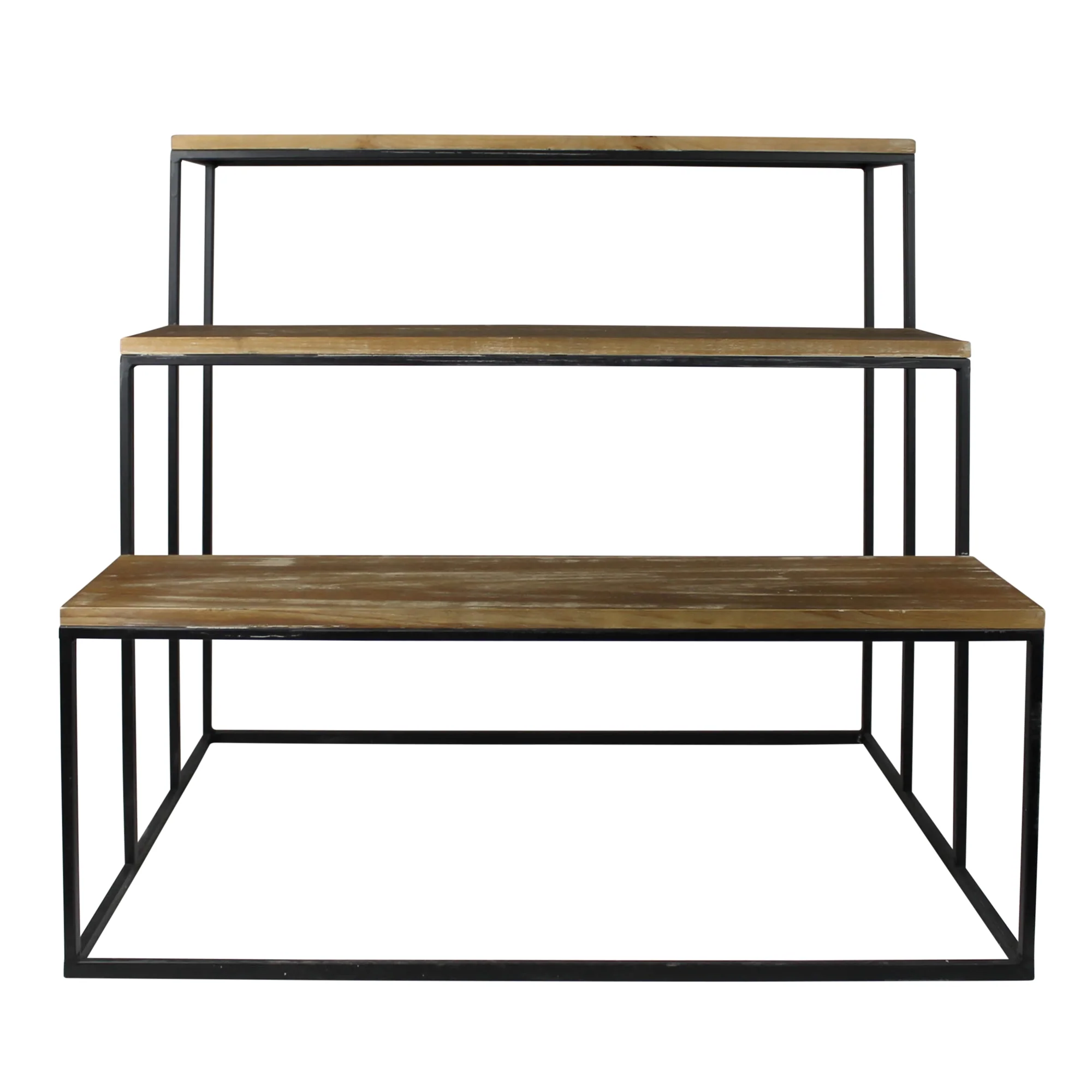 Milo Display Stand, Wood & Metal By HomArt - Image 3