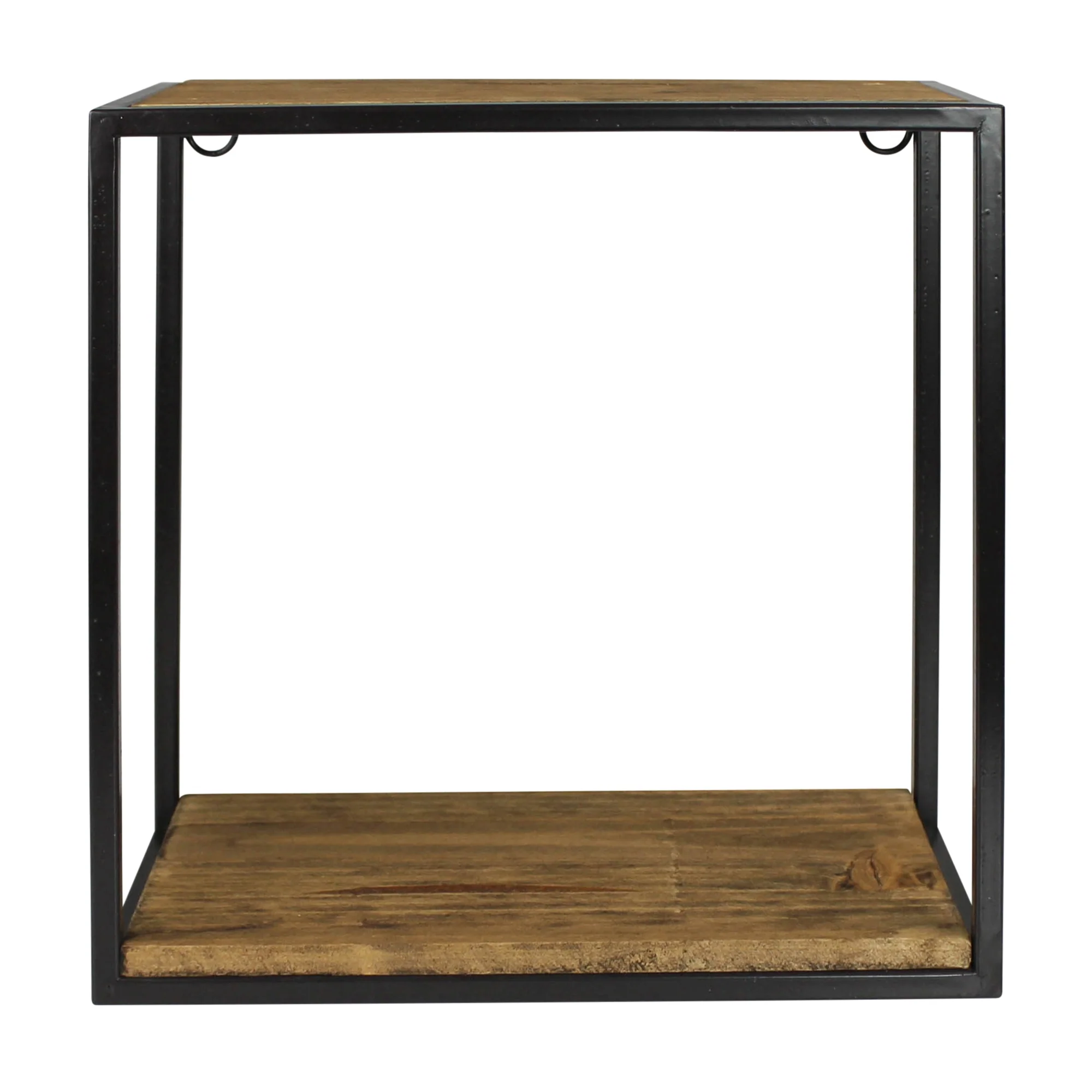 Milo Shelf, Wood & Metal - Sq, Small Set Of 2 By HomArt - Image 3