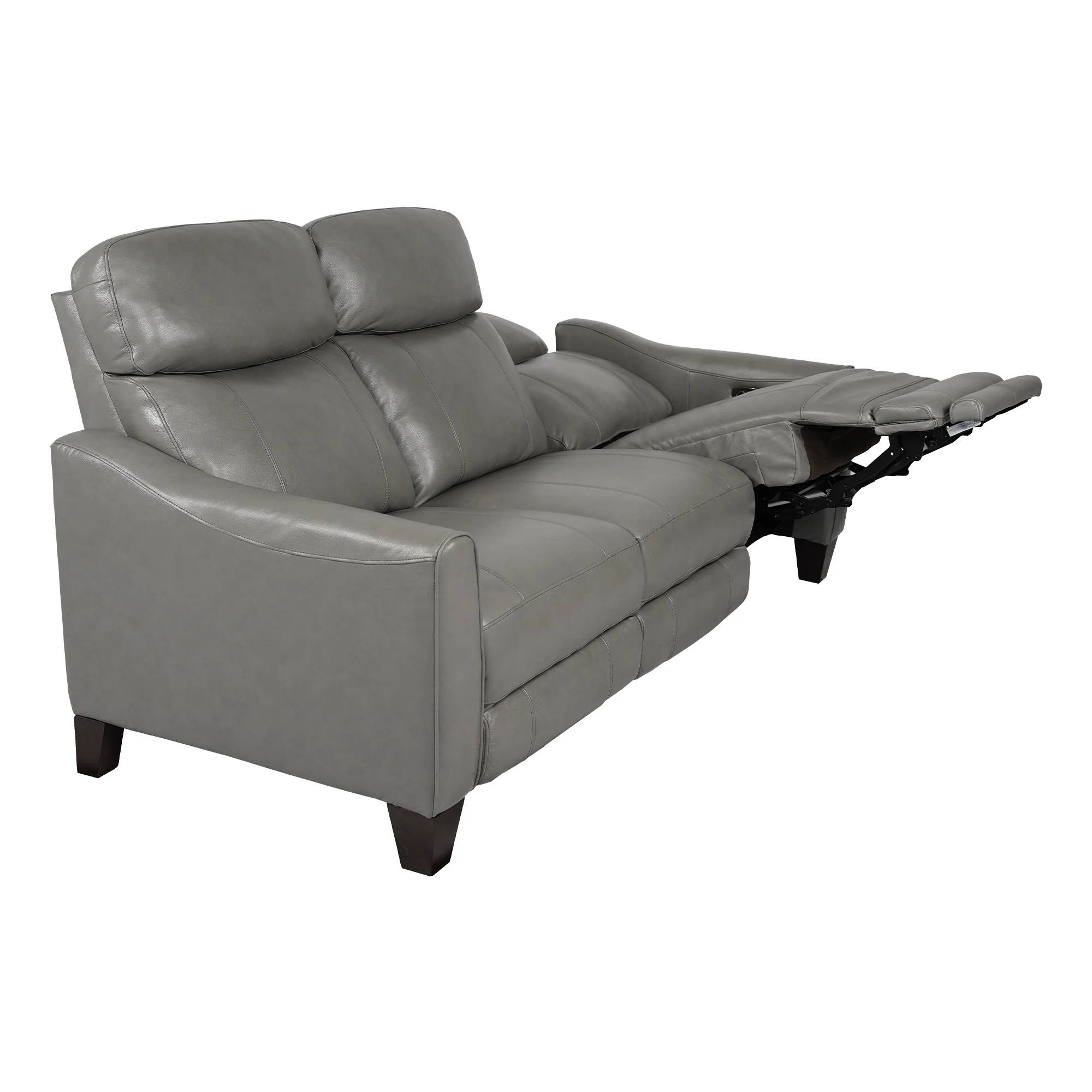Milos 83" Zero Gravity Power Reclining Sofa in Chocolate Leather By Armen Living - Image 16