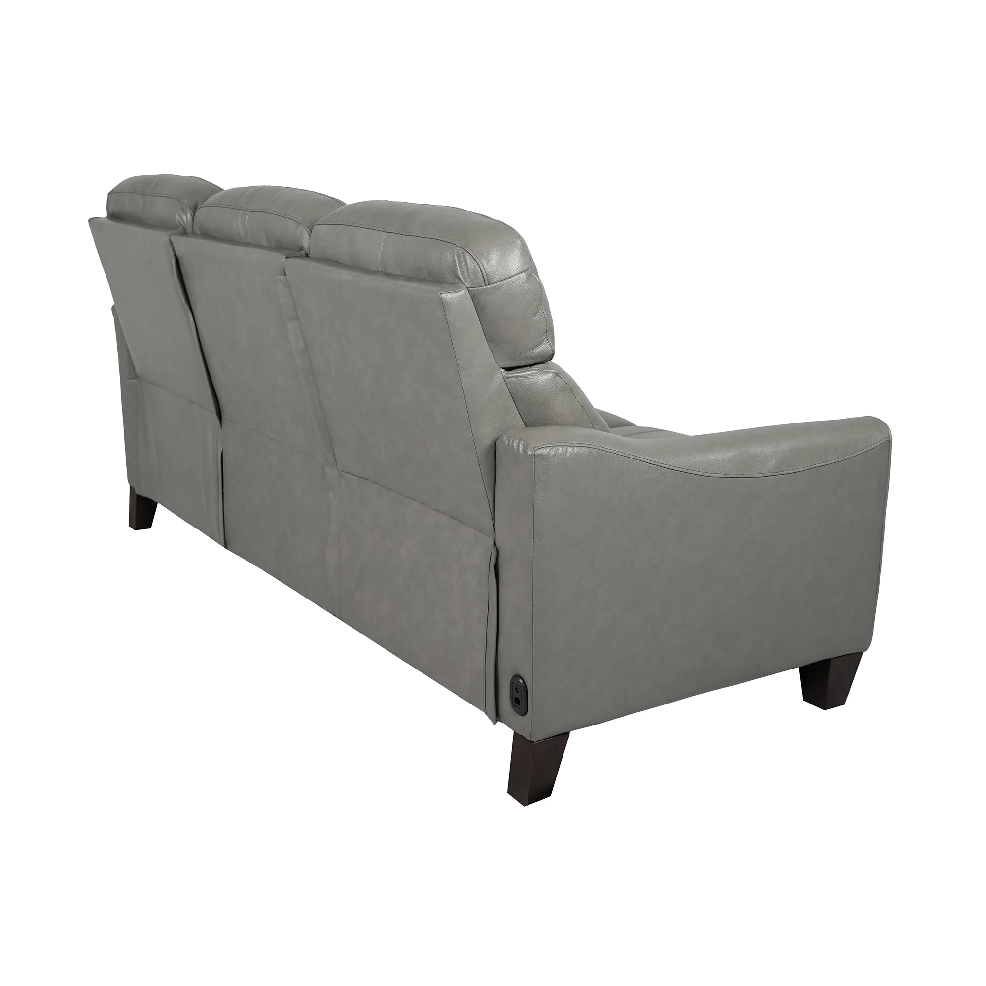 Milos 83" Zero Gravity Power Reclining Sofa in Chocolate Leather By Armen Living - Image 17