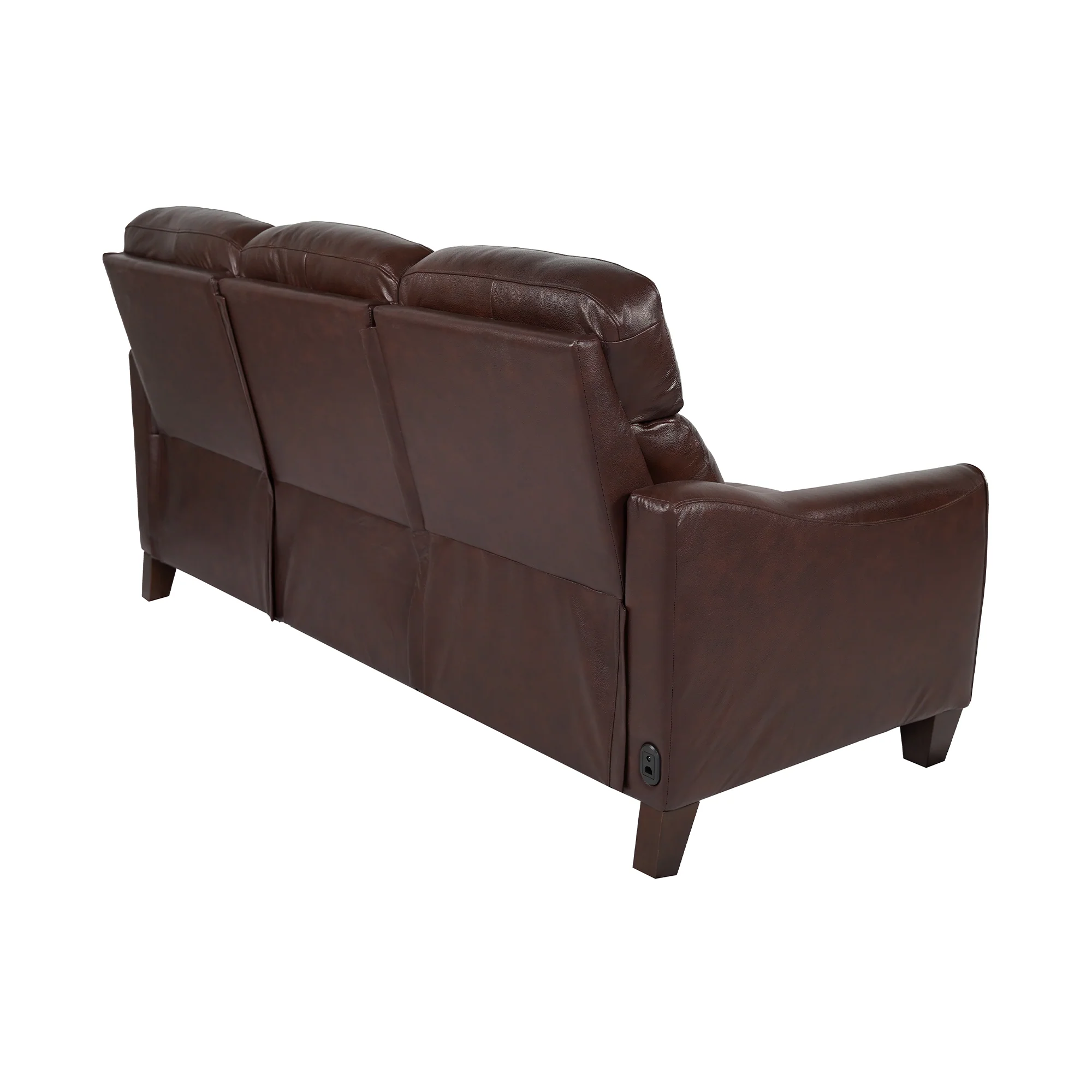Milos 83" Zero Gravity Power Reclining Sofa in Chocolate Leather By Armen Living - Image 6
