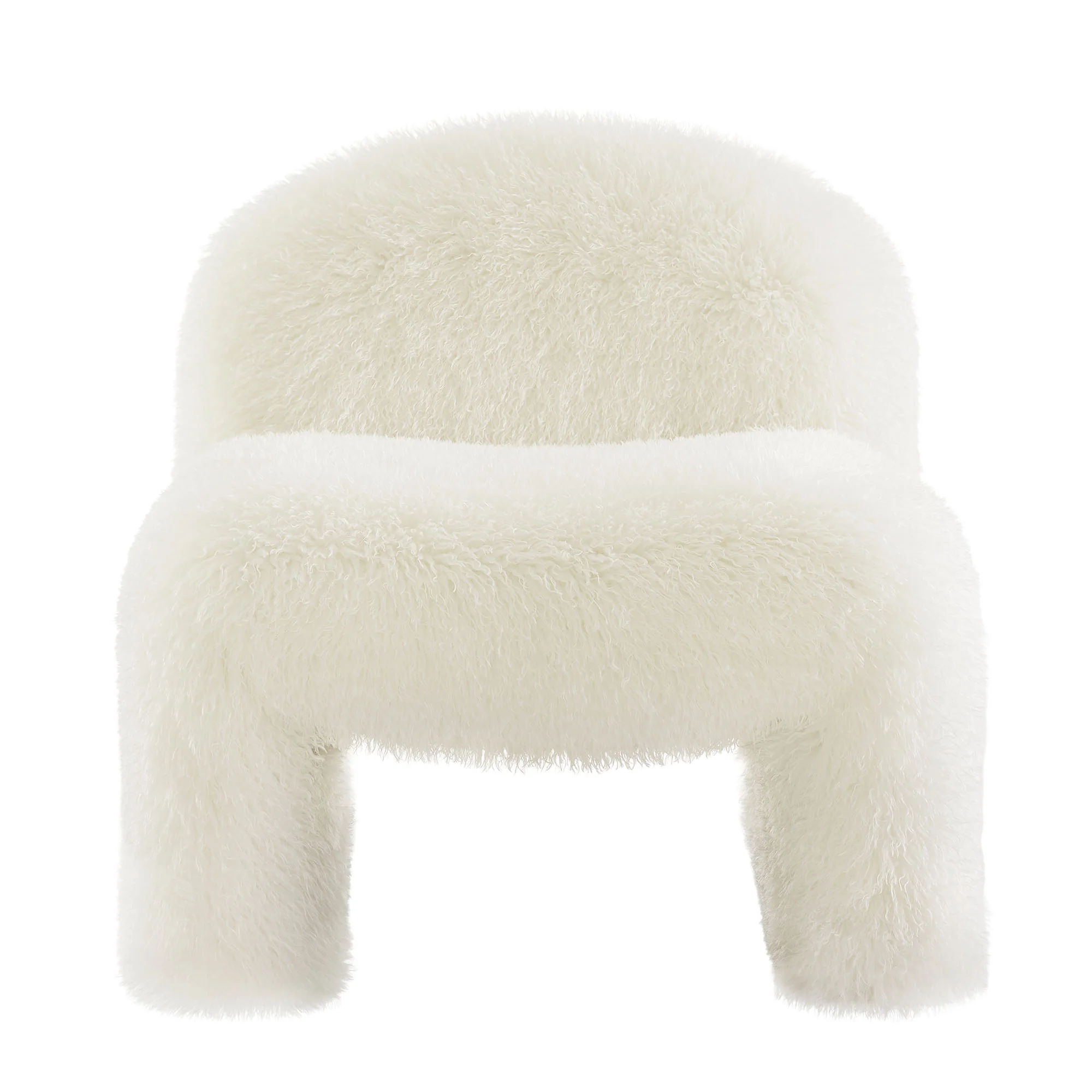 Mina Faux Fur Accent Chair by Modway - Image 12