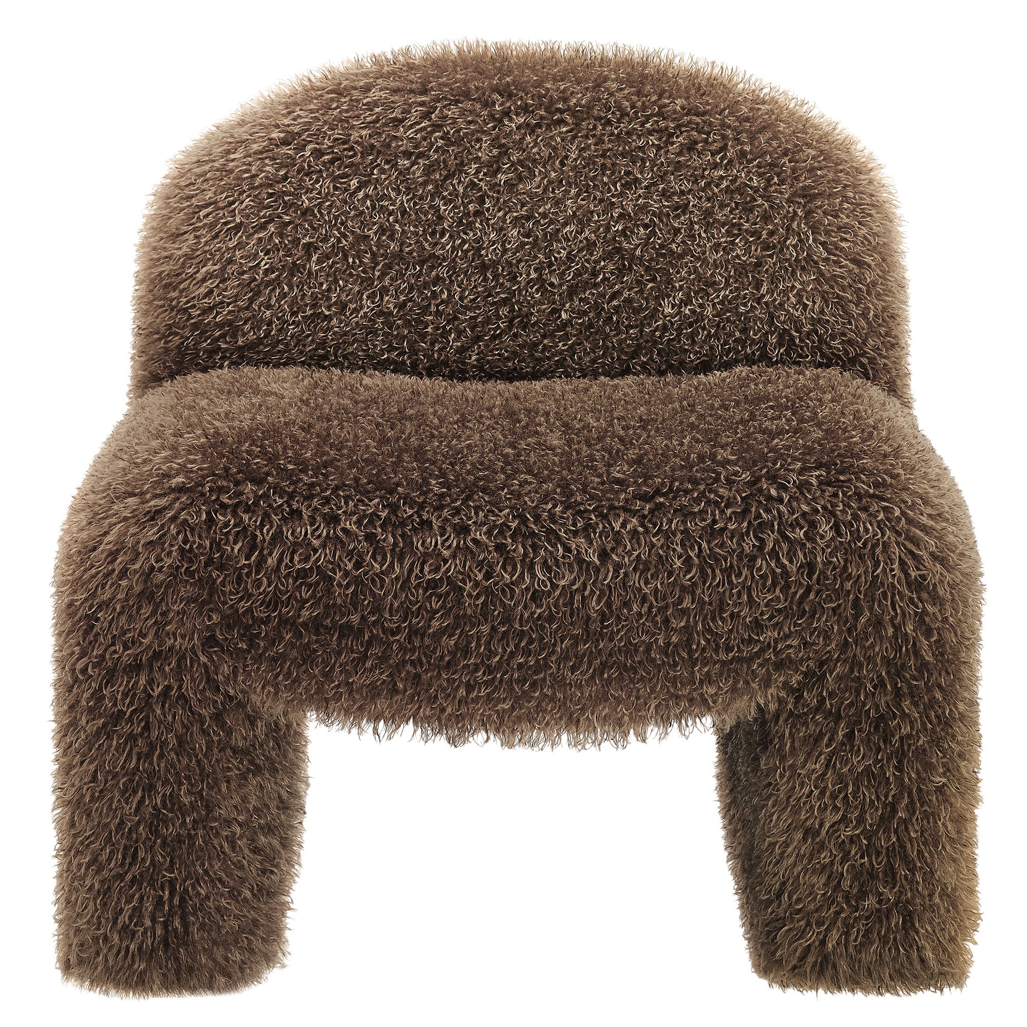 Mina Faux Fur Accent Chair by Modway - Image 2