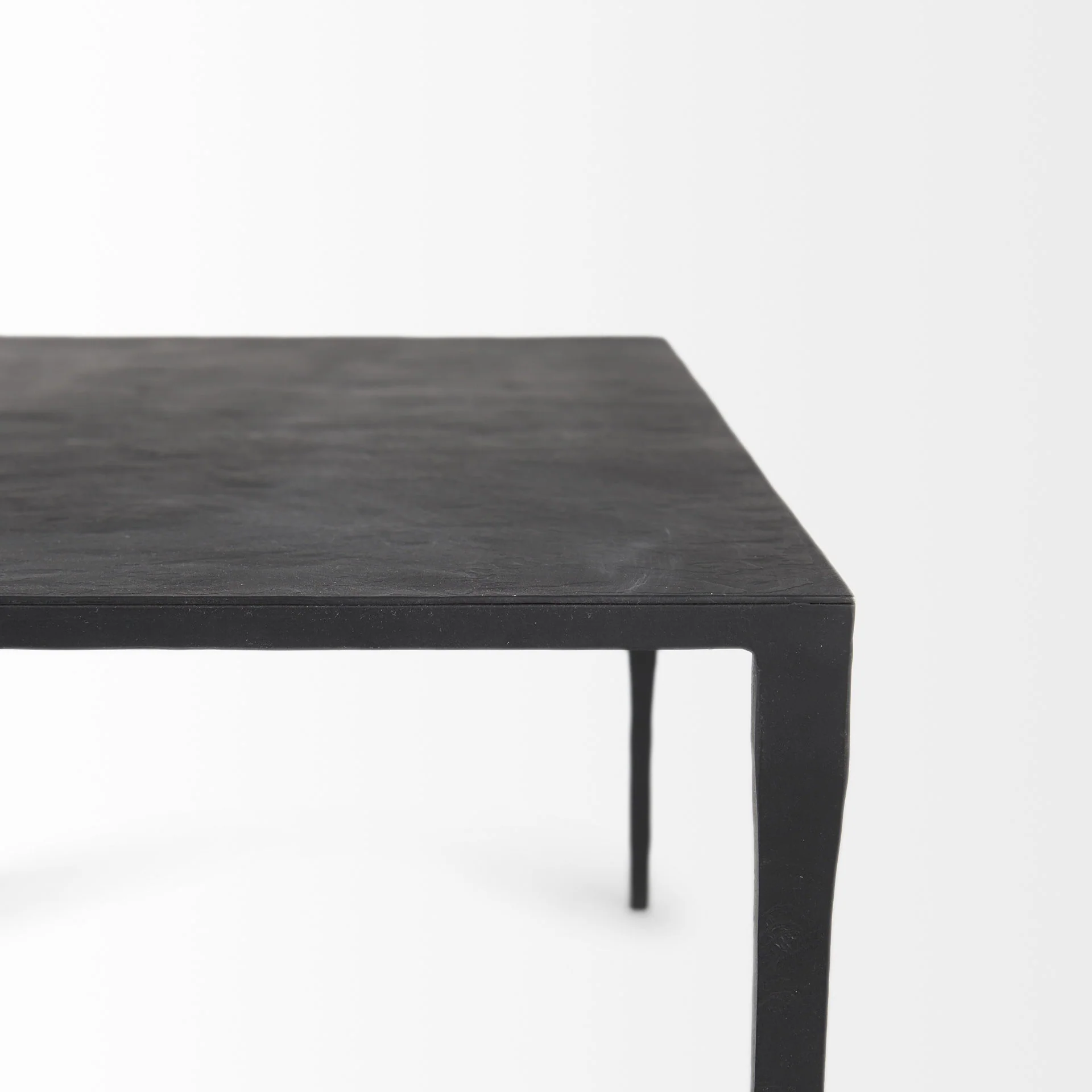 Minimal Black Iron Rectangular Coffee Table By Homeroots - Image 7
