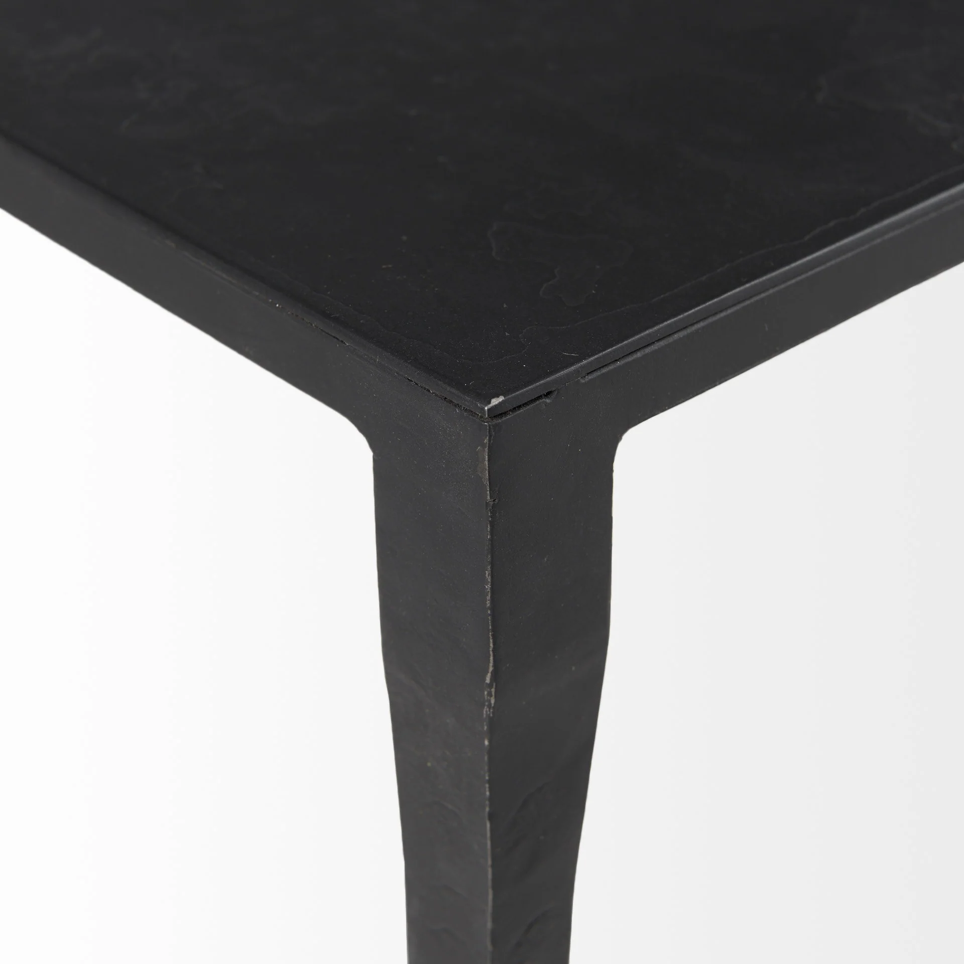 Minimal Black Iron Rectangular Coffee Table By Homeroots - Image 8