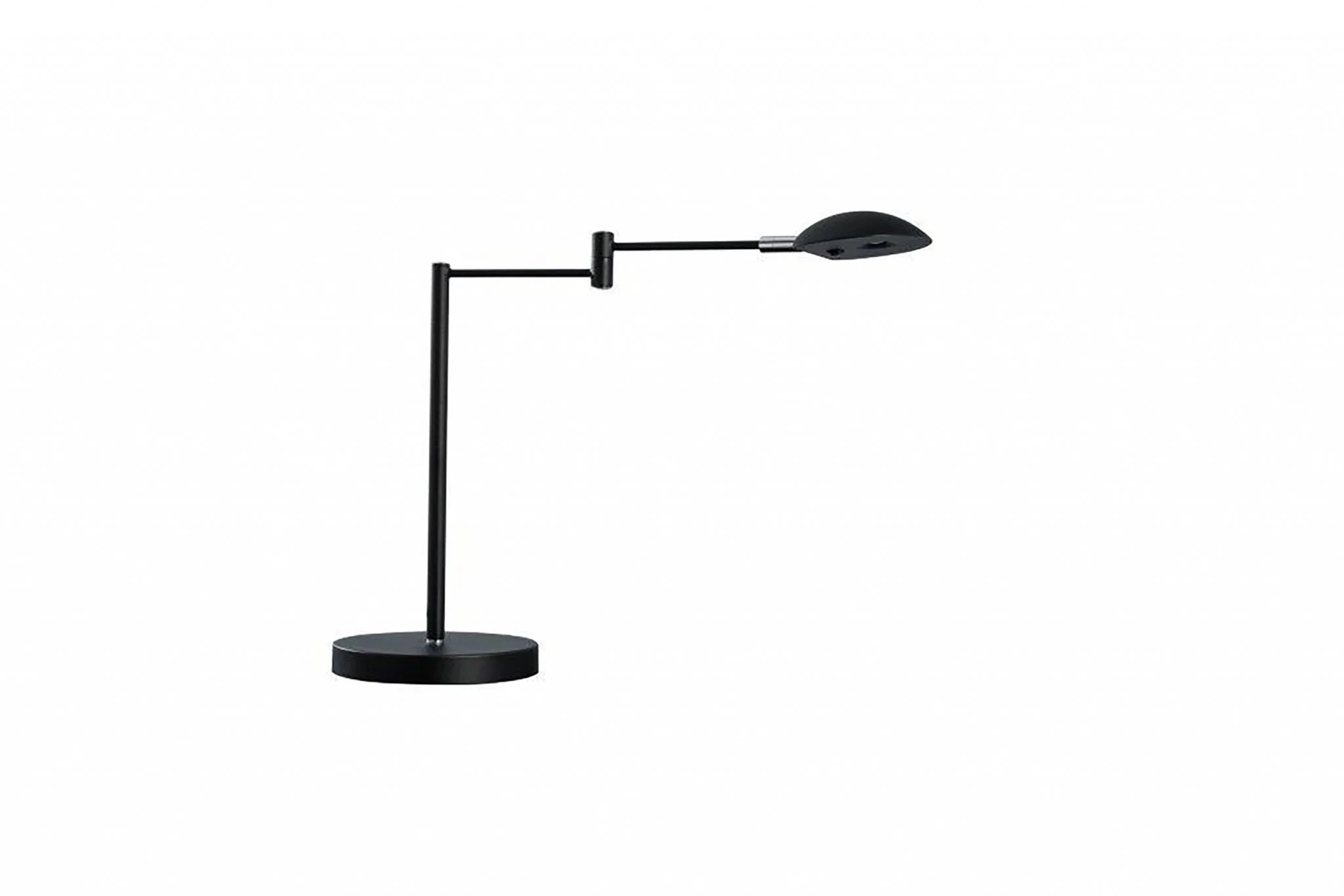 Minimalist Black Metal Swing Arm Desk Lamp By Homeroots - Image 3