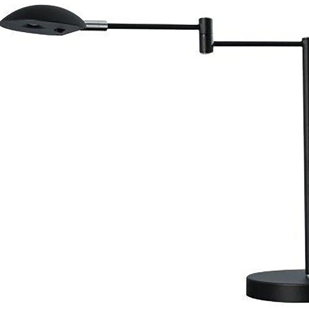 Minimalist Black Metal Swing Arm Desk Lamp By Homeroots - Image 4