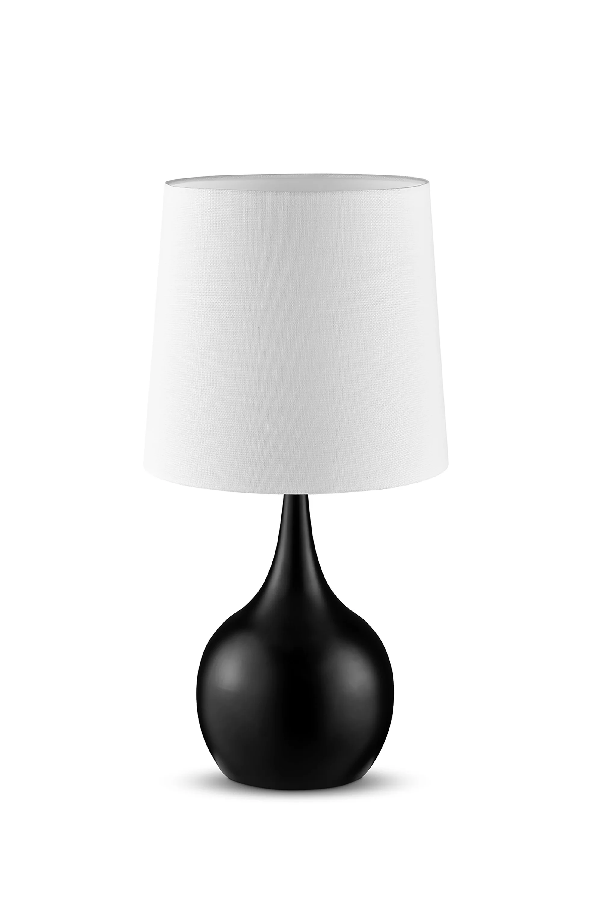 Minimalist Black Table Lamp with Touch Switch By Homeroots - Image 2