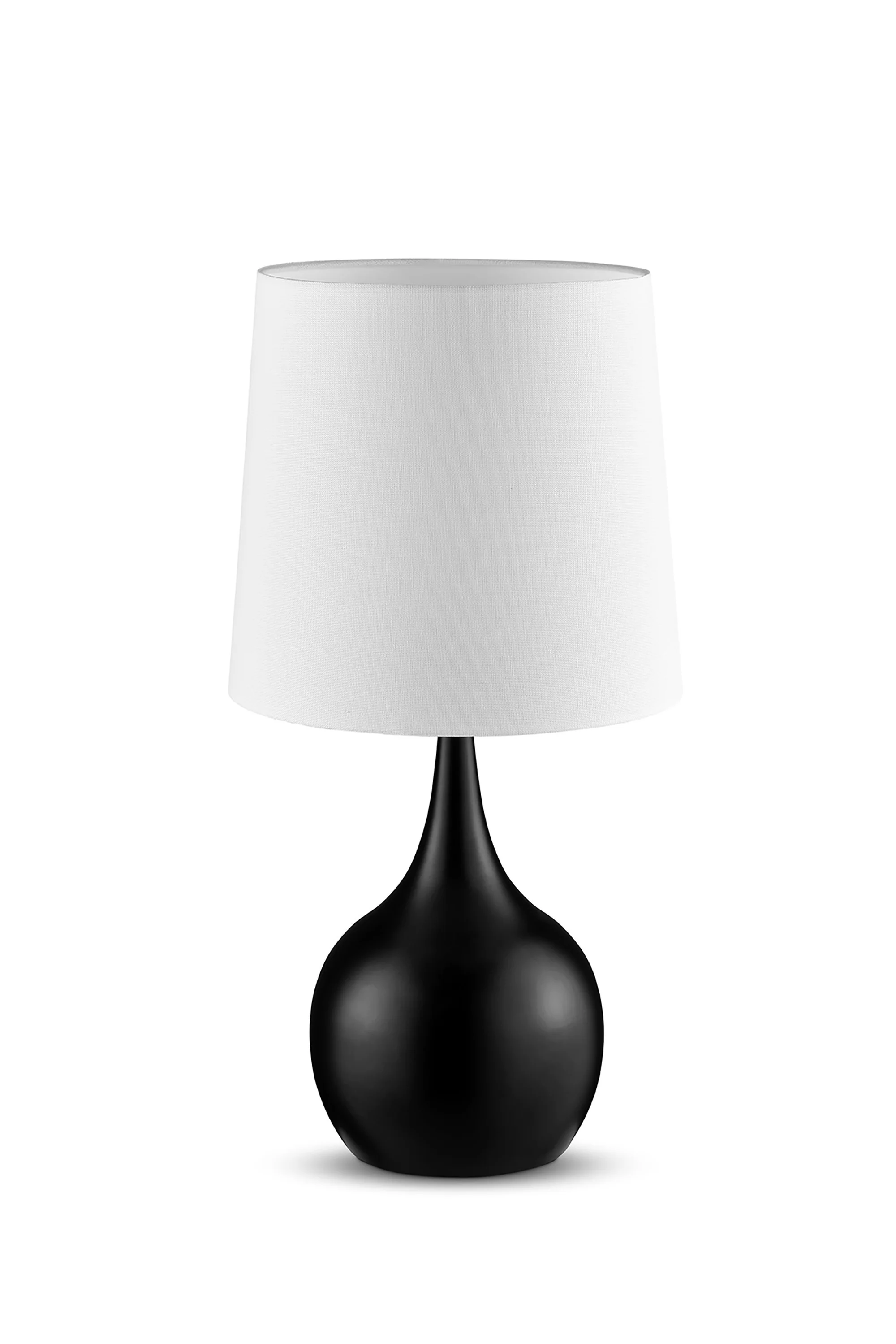 Minimalist Black Table Lamp with Touch Switch By Homeroots - Image 3
