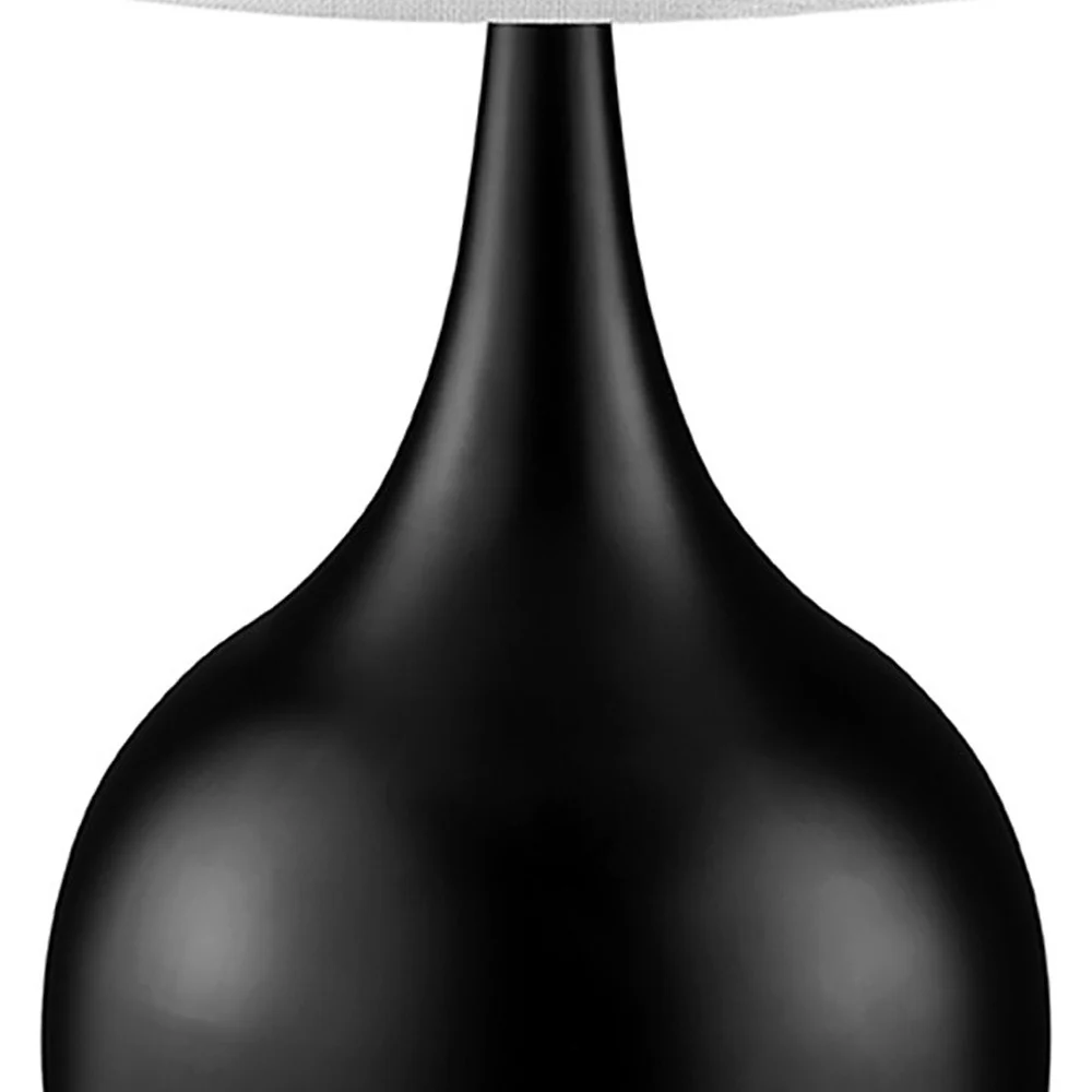 Minimalist Black Table Lamp with Touch Switch By Homeroots - Image 4