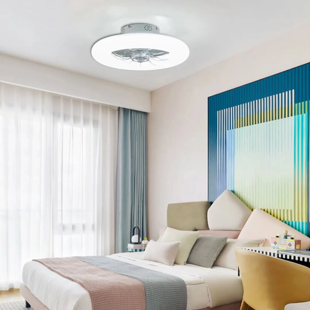 Minimalist Ceiling Fan and Light By Homeroots - Image 2
