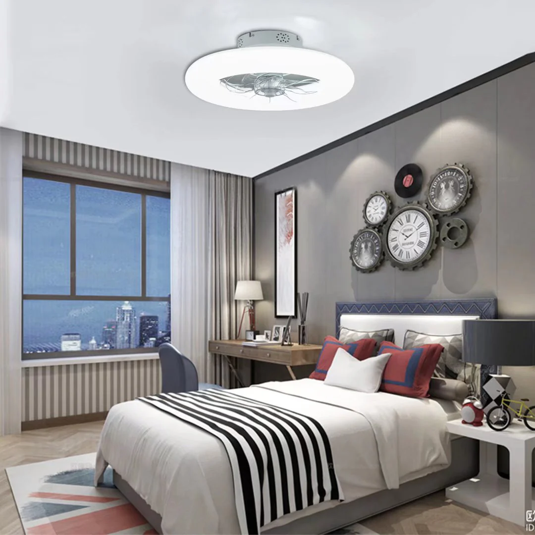 Minimalist Ceiling Fan and Light By Homeroots - Image 3