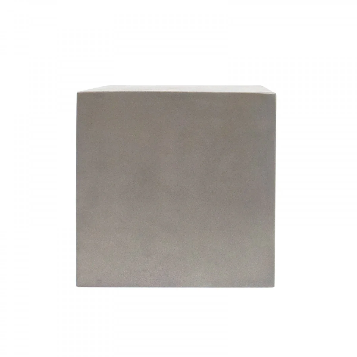Minimalist Dark Gray Concrete Open Cube End or Side Table By Homeroots - Image 4