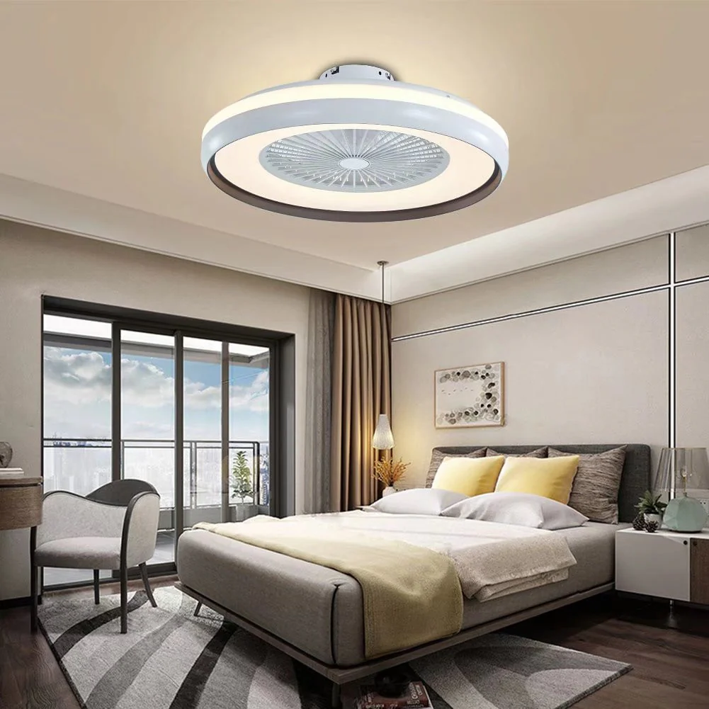 Minimalist LED Light With Ceiling Fan By Homeroots - Image 2