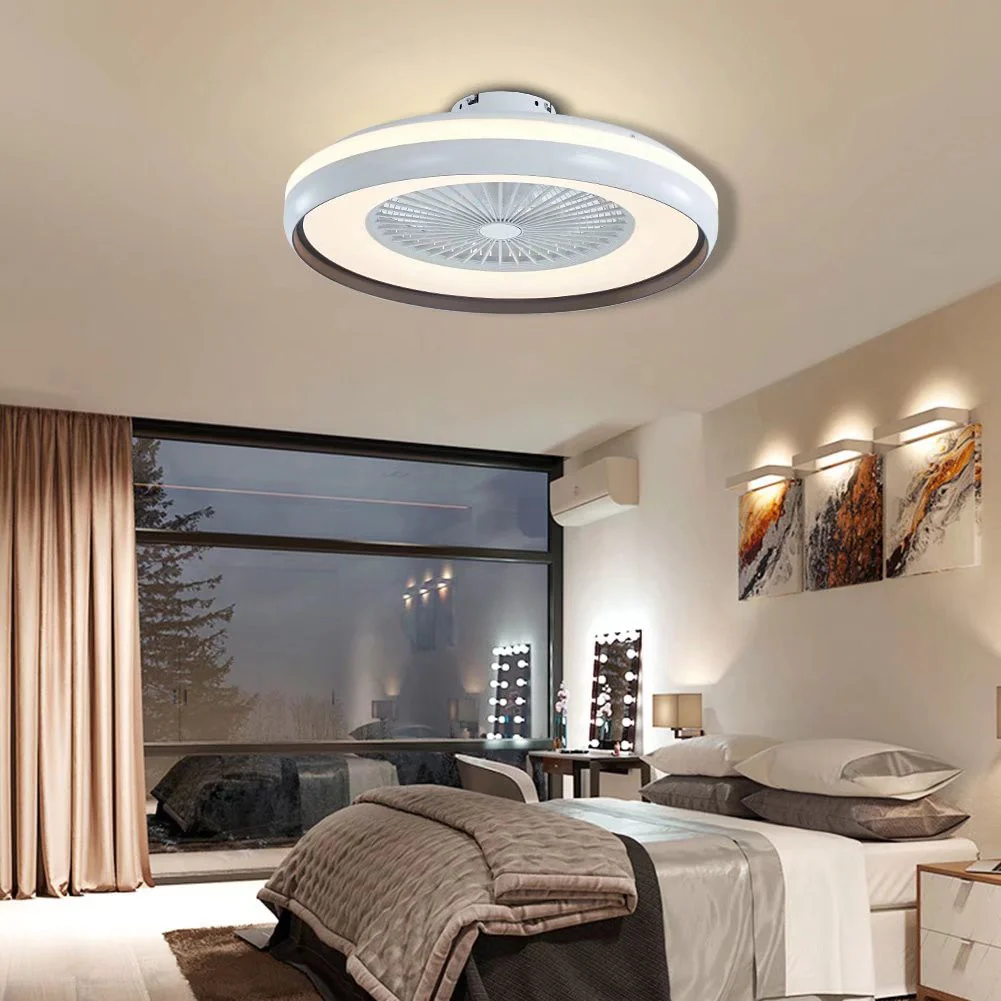 Minimalist LED Light With Ceiling Fan By Homeroots - Image 3