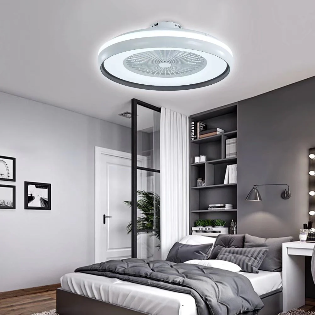 Minimalist LED Light With Ceiling Fan By Homeroots - Image 4