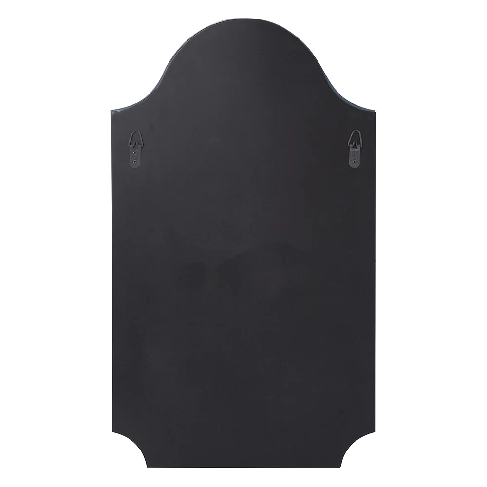 Minimalist Rectangle Arched Glass Mirror with Beveled Edge And Scalloped Corners By Homeroots - Image 5