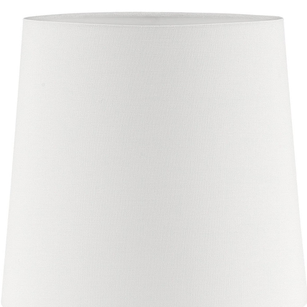 Minimalist White Table Lamp with Touch Switch By Homeroots - Image 4