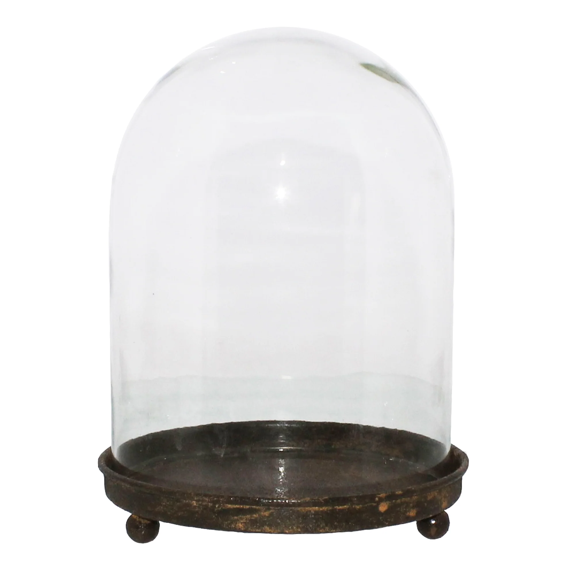 Mirabelle Vitrine, Glass & Metal Set Of 2 By HomArt - Image 2