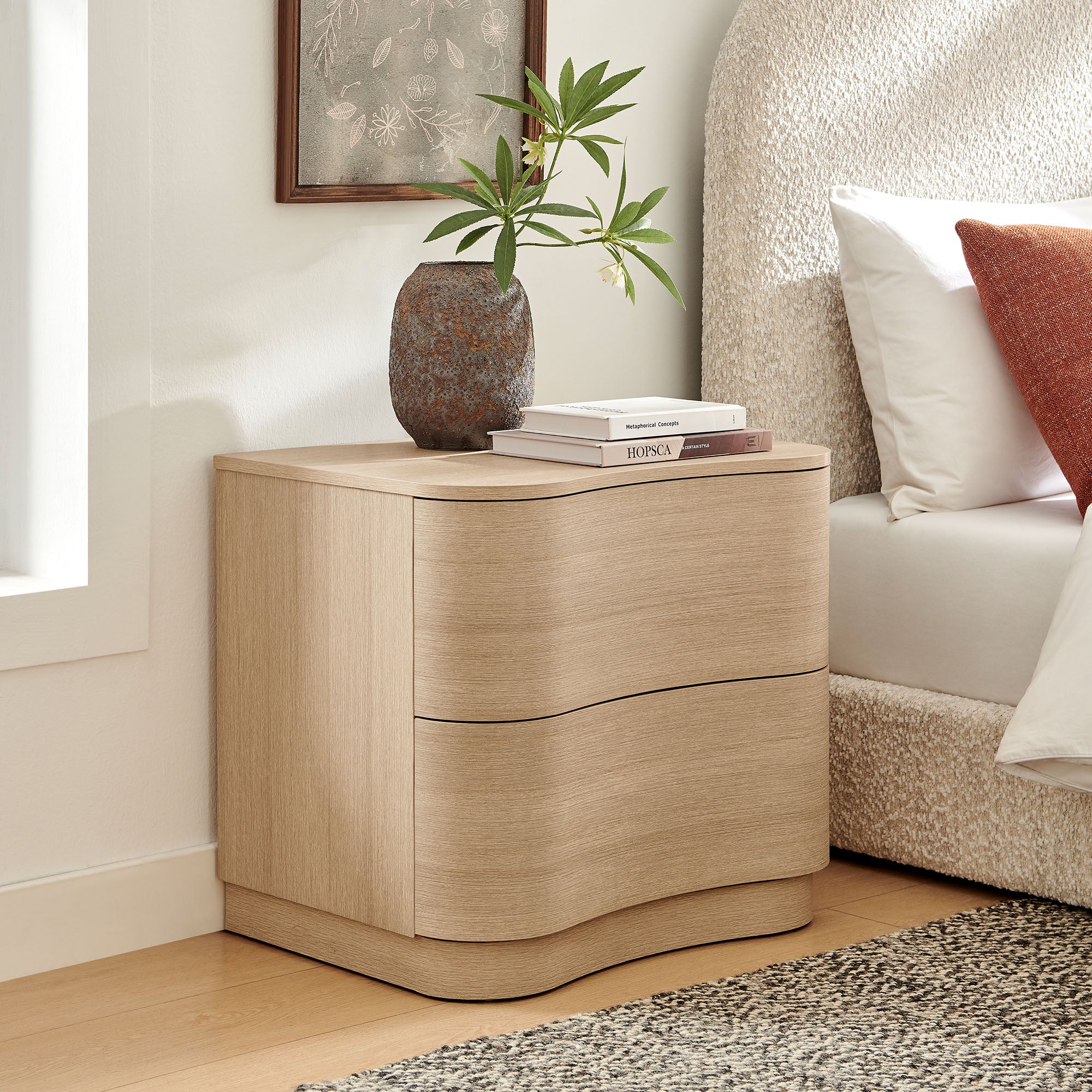 Mirae 2-Drawer Curved Nightstand by Modway - Image 16