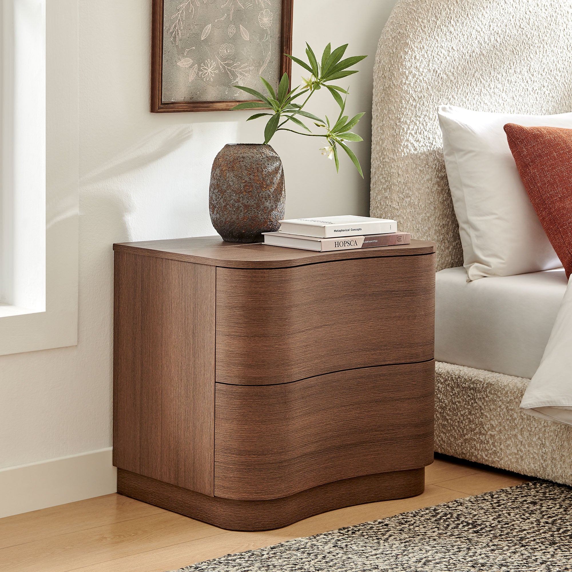 Mirae 2-Drawer Curved Nightstand by Modway - Image 7