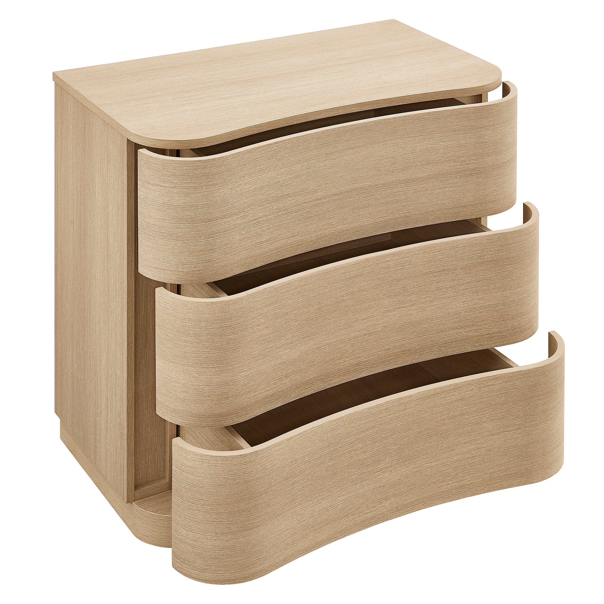 Mirae 3-Drawer Curved Compact Dresser by Modway - Image 13