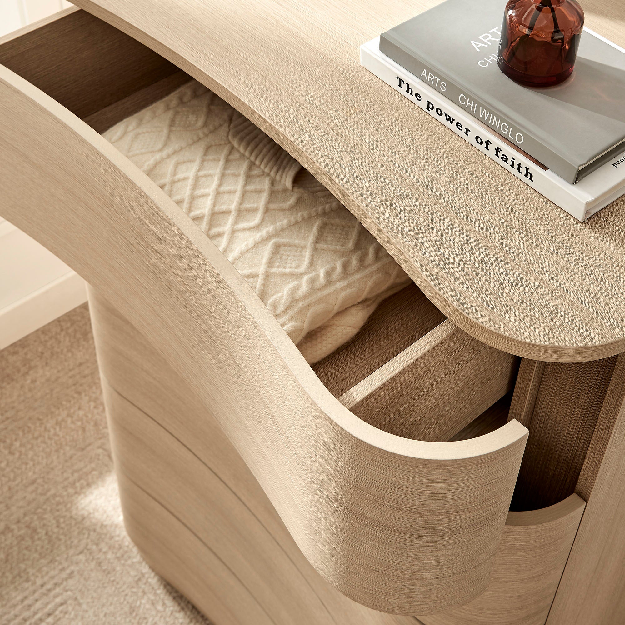 Mirae 5-Drawer Curved Dresser Chest of Drawers by Modway - Image 15