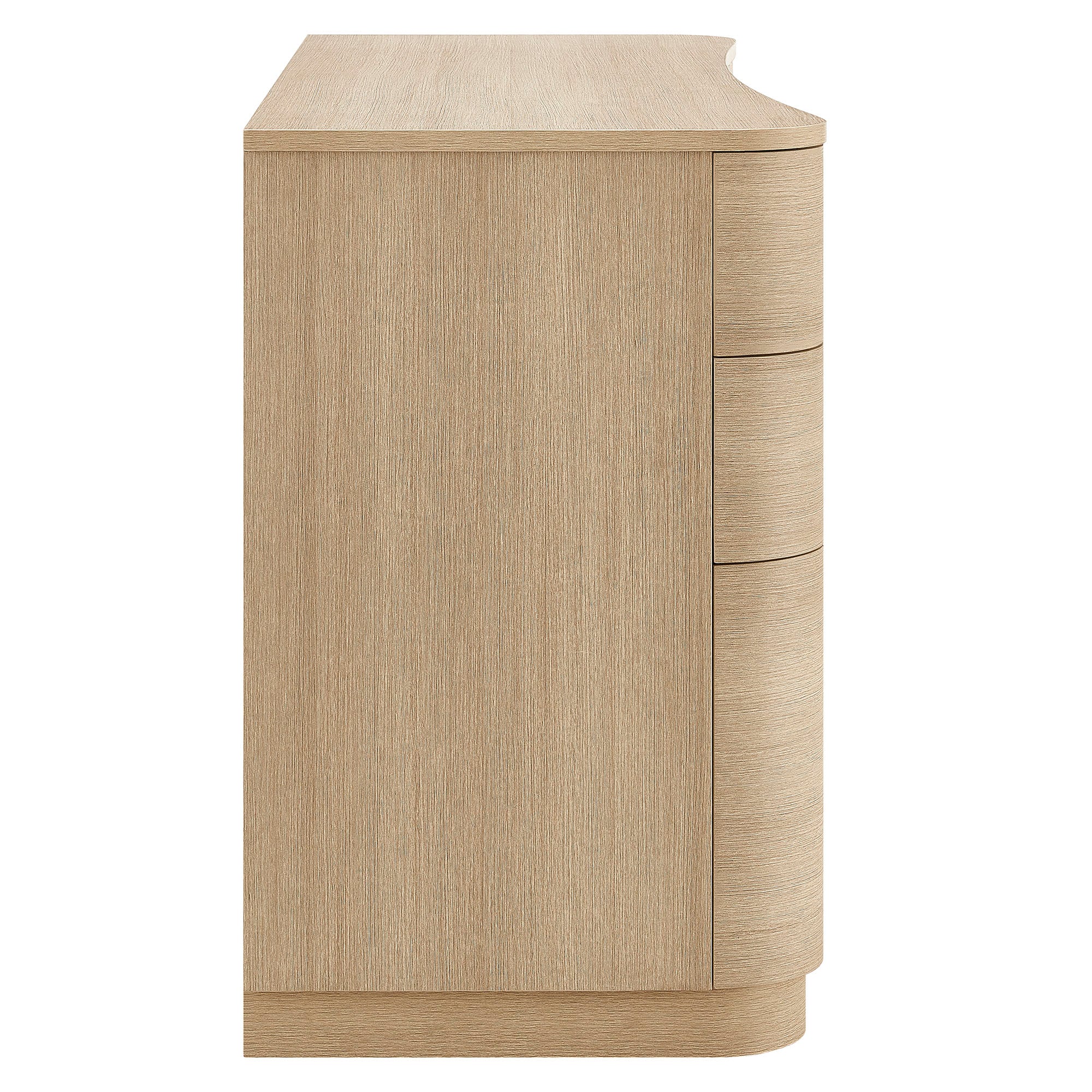 Mirae 55" 6-Drawer Curved Office Desk by Modway - Image 12
