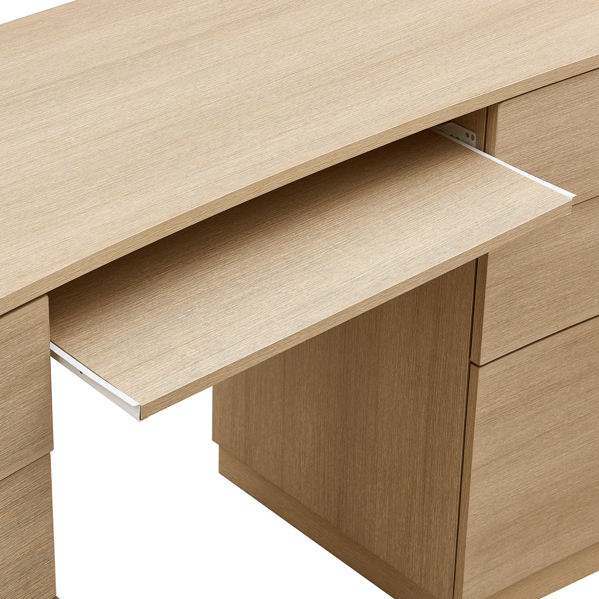 Mirae 55" 6-Drawer Curved Office Desk by Modway - Image 15