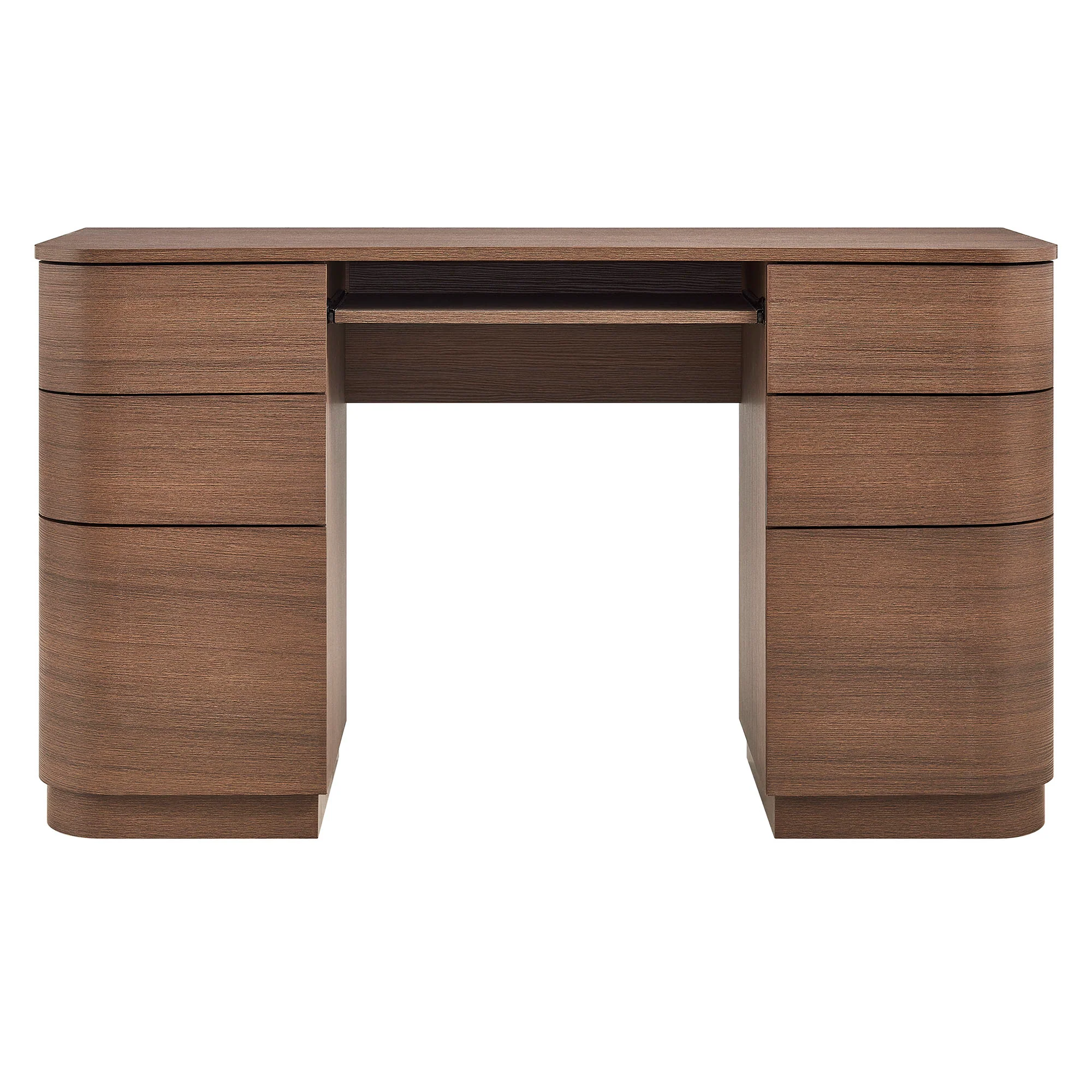 Mirae 55" 6-Drawer Curved Office Desk by Modway - Image 4