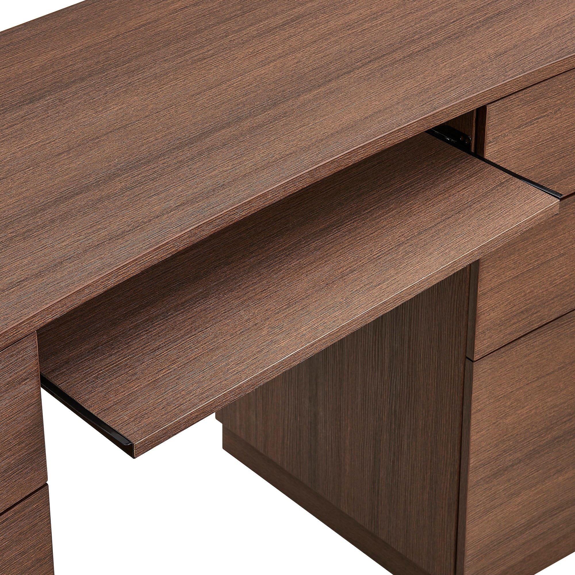 Mirae 55" 6-Drawer Curved Office Desk by Modway - Image 6