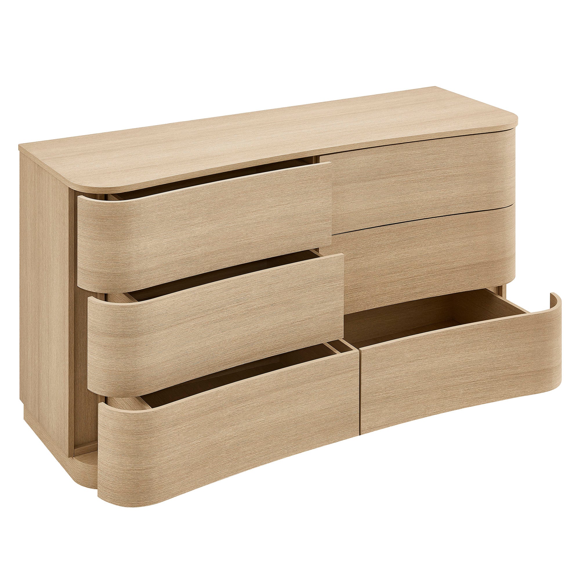 Mirae 6-Drawer Curved Dresser by Modway - Image 13