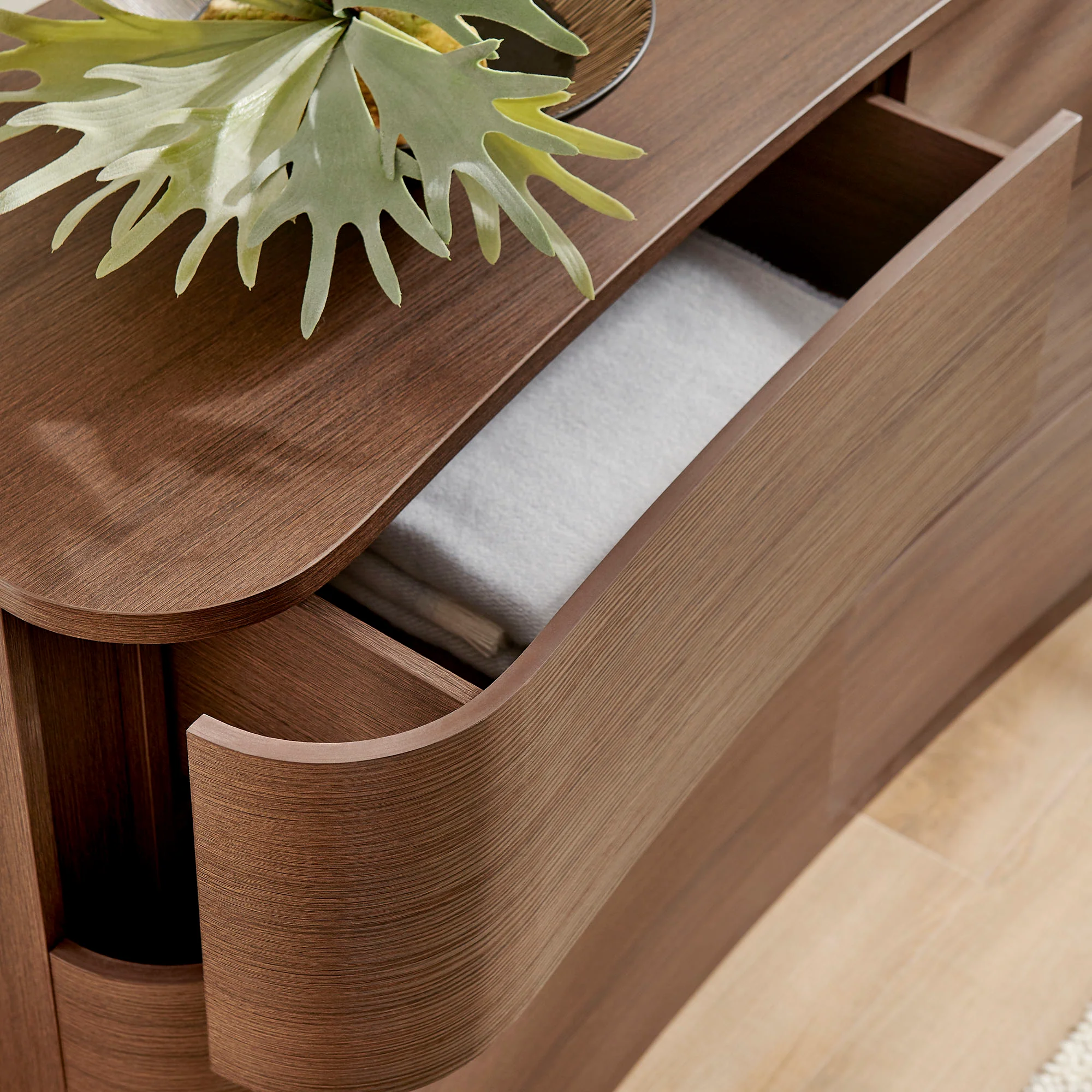 Mirae 6-Drawer Curved Dresser by Modway - Image 6