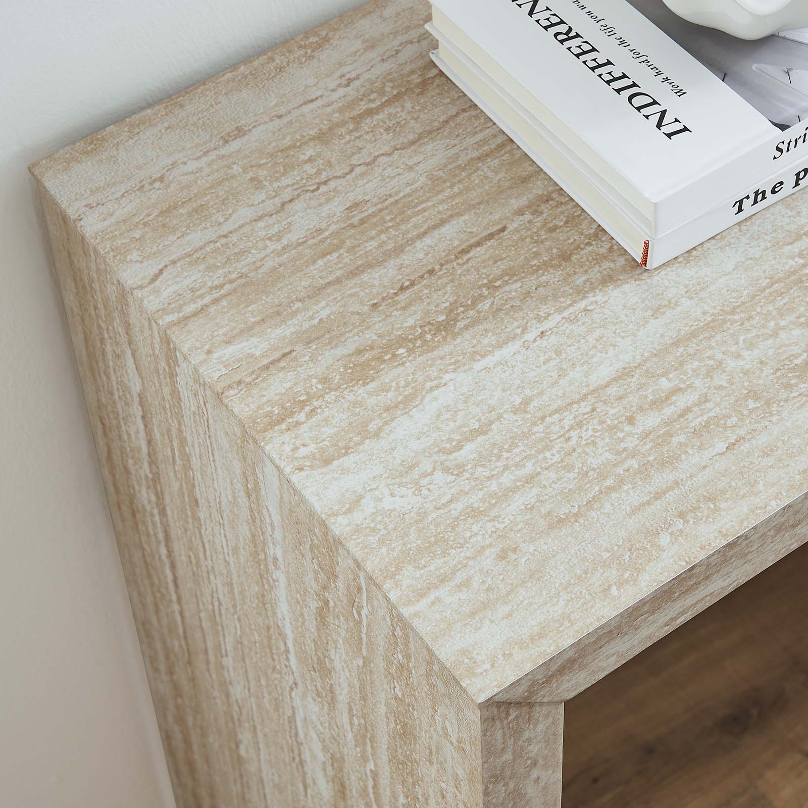 Mirella Faux Travertine Console Table By Modway - EEI-6771 - Image 8