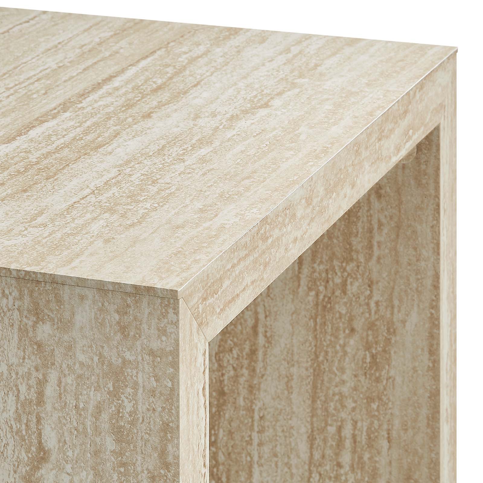 Mirella Faux Travertine Side Table By Modway - EEI-6772 - Image 6